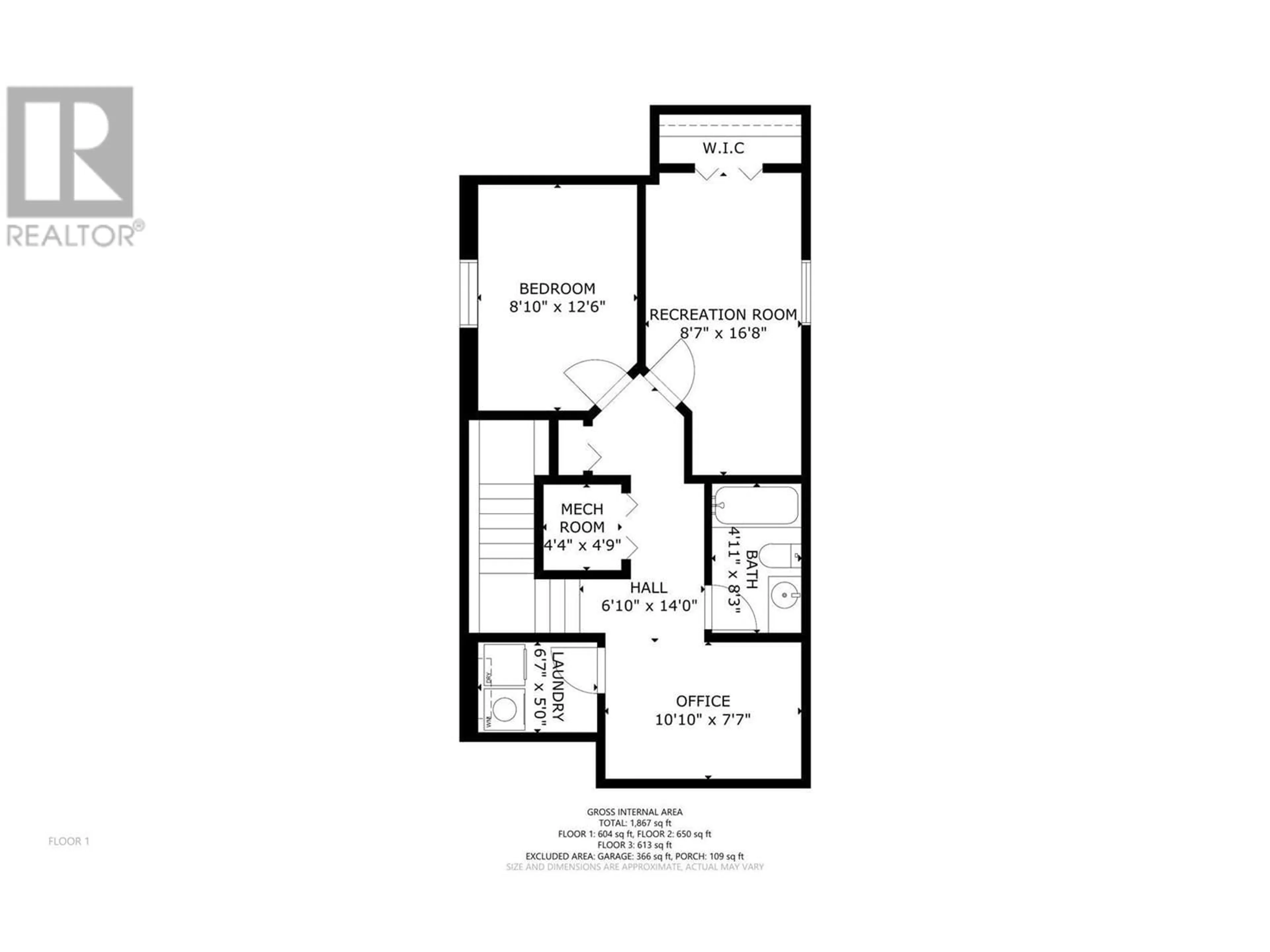 Floor plan for 2210 Horizon Drive Unit# 14, West Kelowna British Columbia V1Z3L4