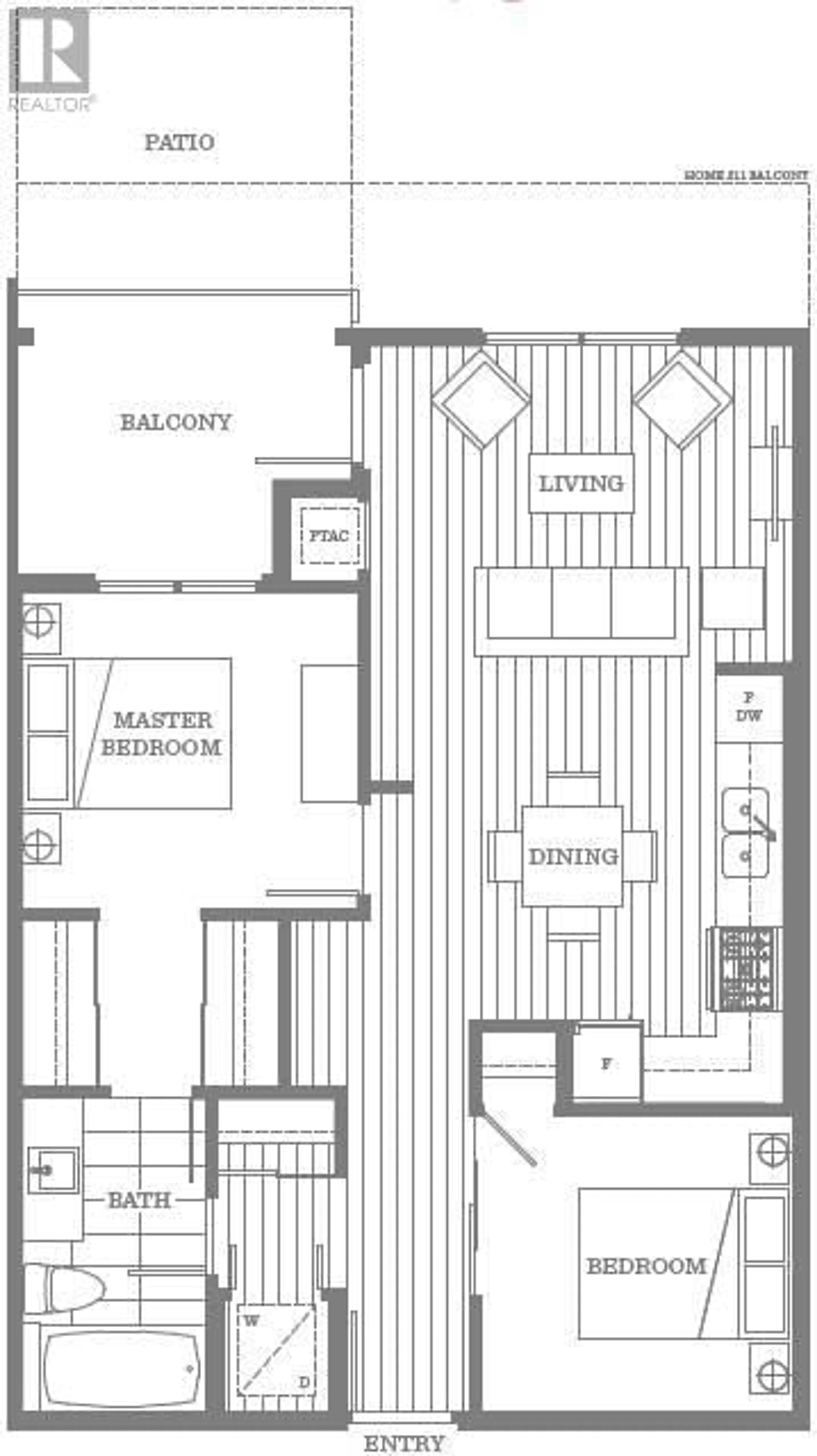 Floor plan for 4380 Lakeshore Road Unit# 211, Kelowna British Columbia V1W5H5