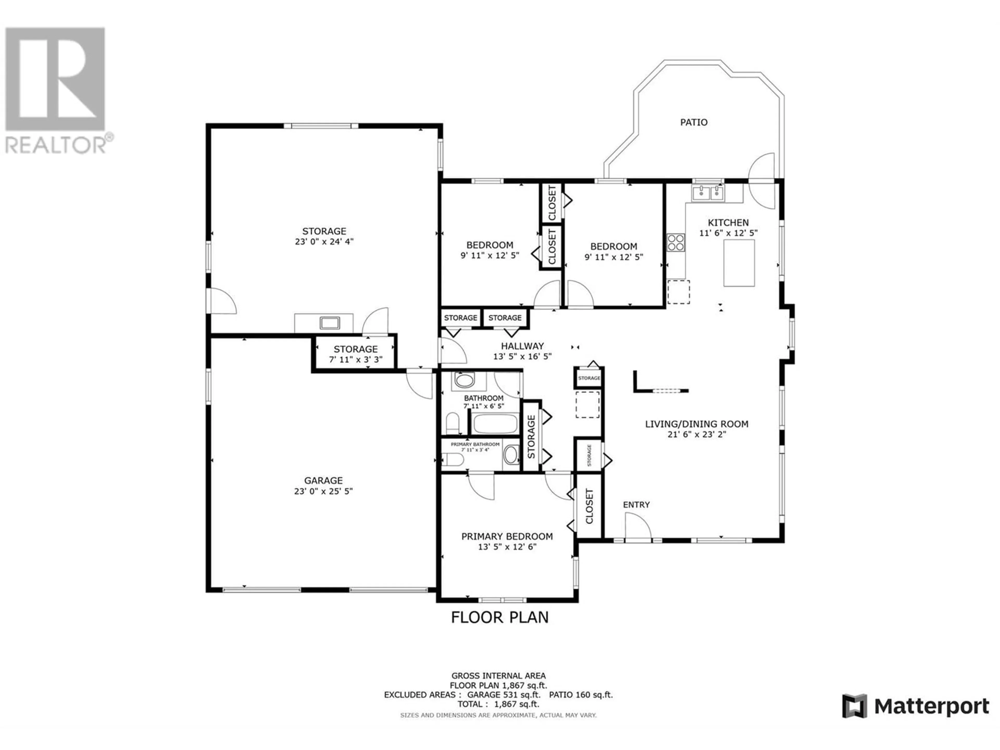 Floor plan for 31 23 Street SE, Salmon Arm British Columbia V1E1K1