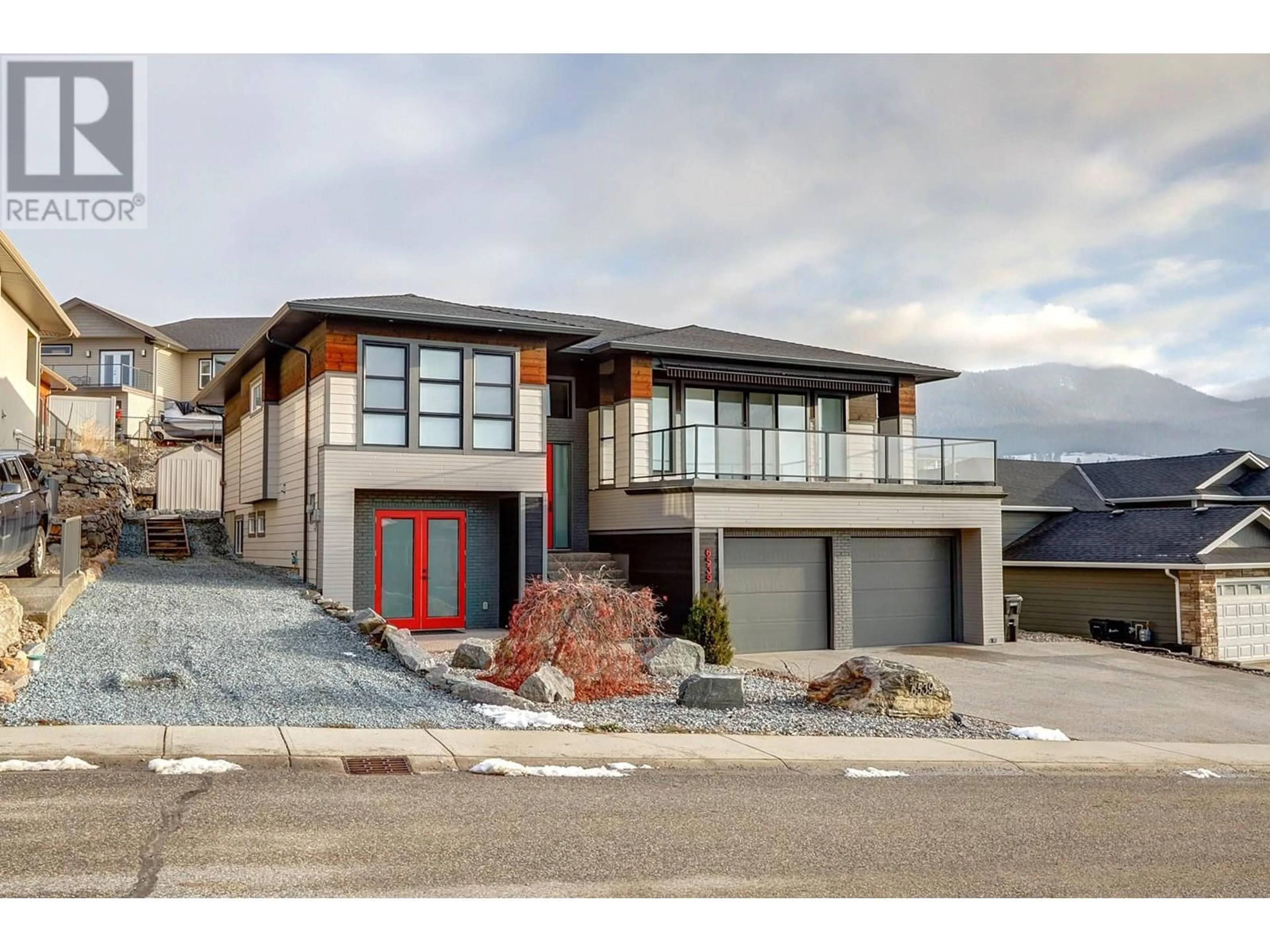 Home with brick exterior material, unknown for 6539 Blackcomb Place, Vernon British Columbia V1B4E1