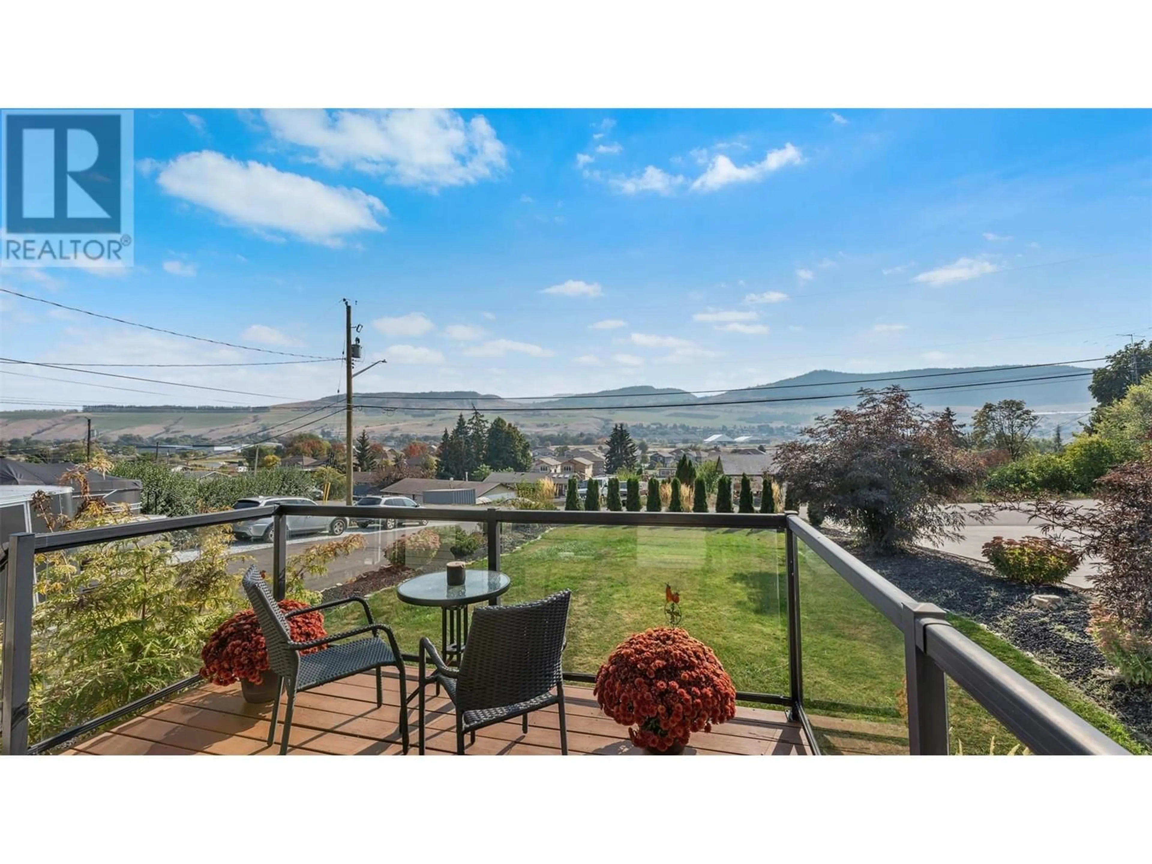 Patio, water/lake/river/ocean view for 6611 Cameo Drive, Vernon British Columbia V1H1N6