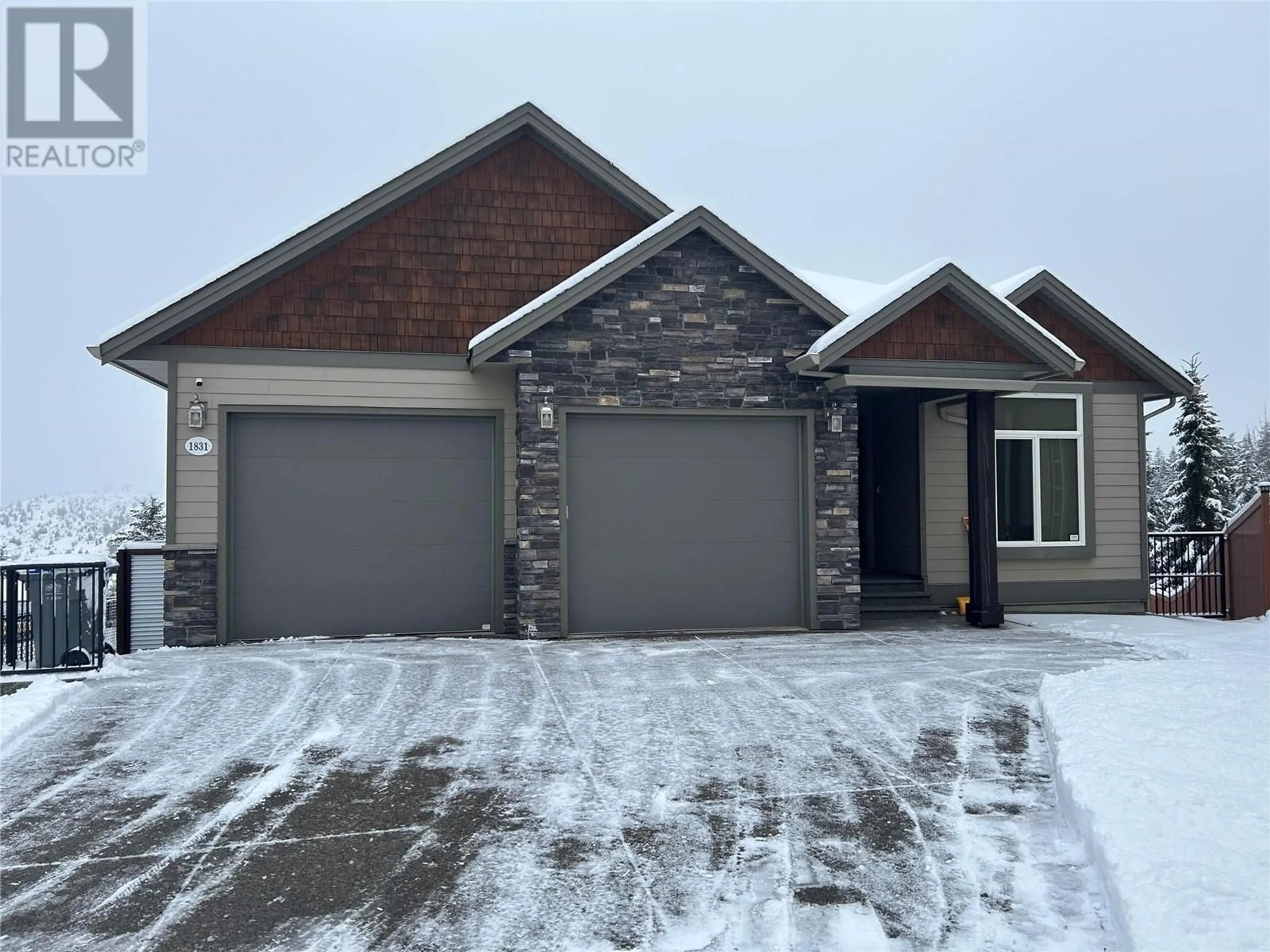 Home with brick exterior material, street for 1831 PRIMROSE Crescent, Kamloops British Columbia V2H1T7