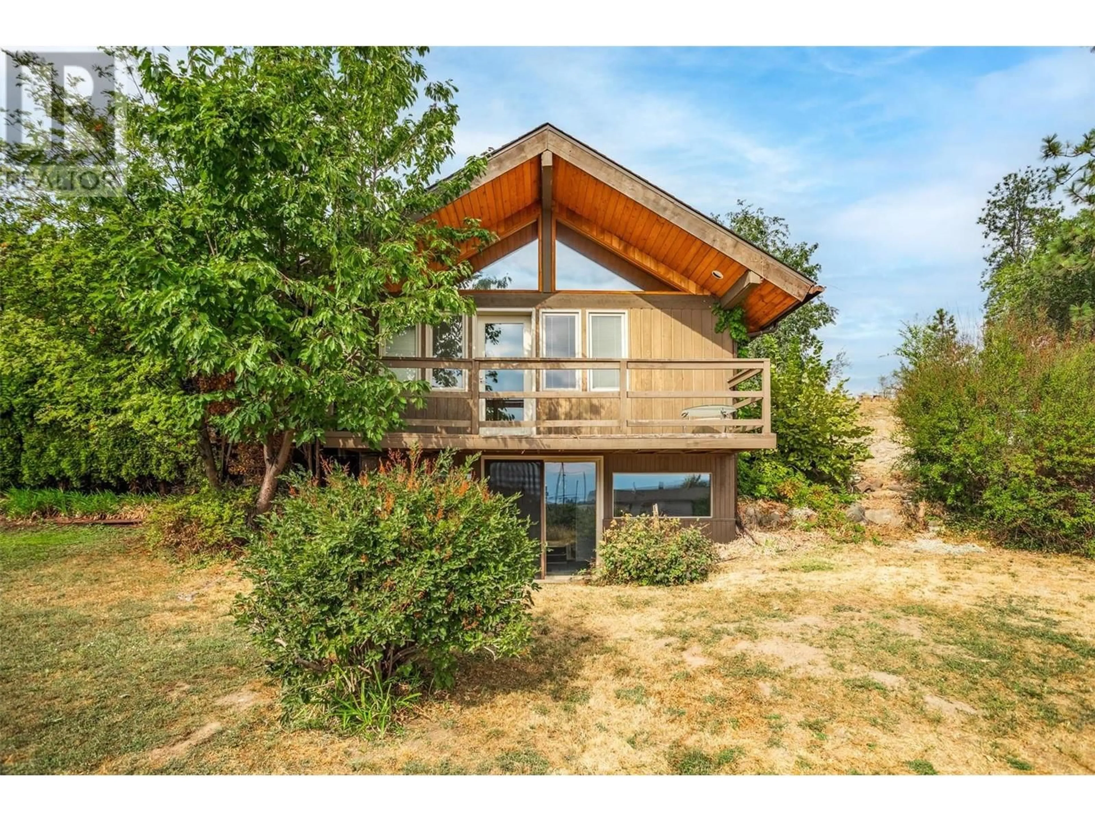 A pic from outside/outdoor area/front of a property/back of a property/a pic from drone, unknown for 3586 Elliott Road, West Kelowna British Columbia V4T1N9