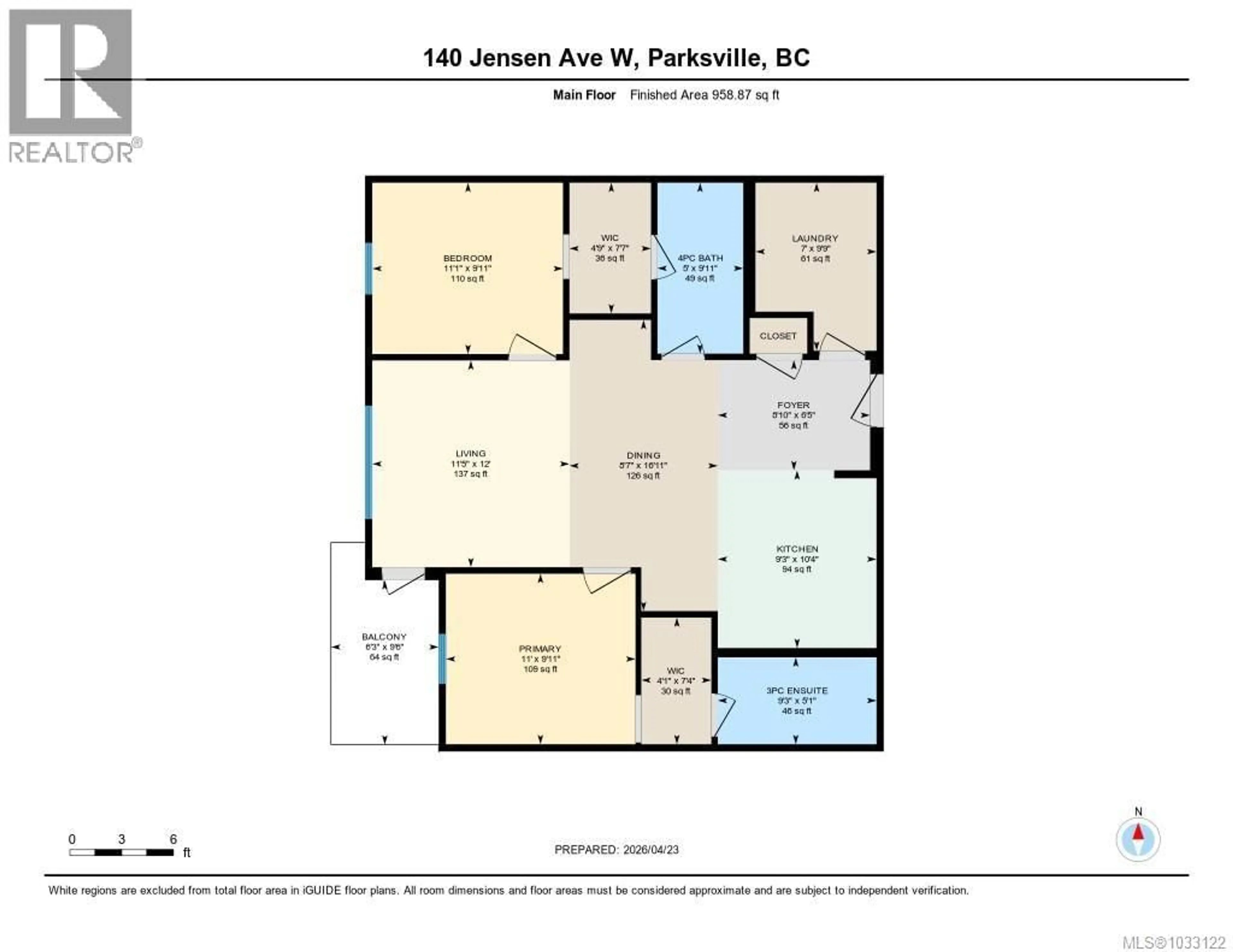 Floor plan for 313 - 140 JENSEN AVENUE, Parksville British Columbia V9P0H7