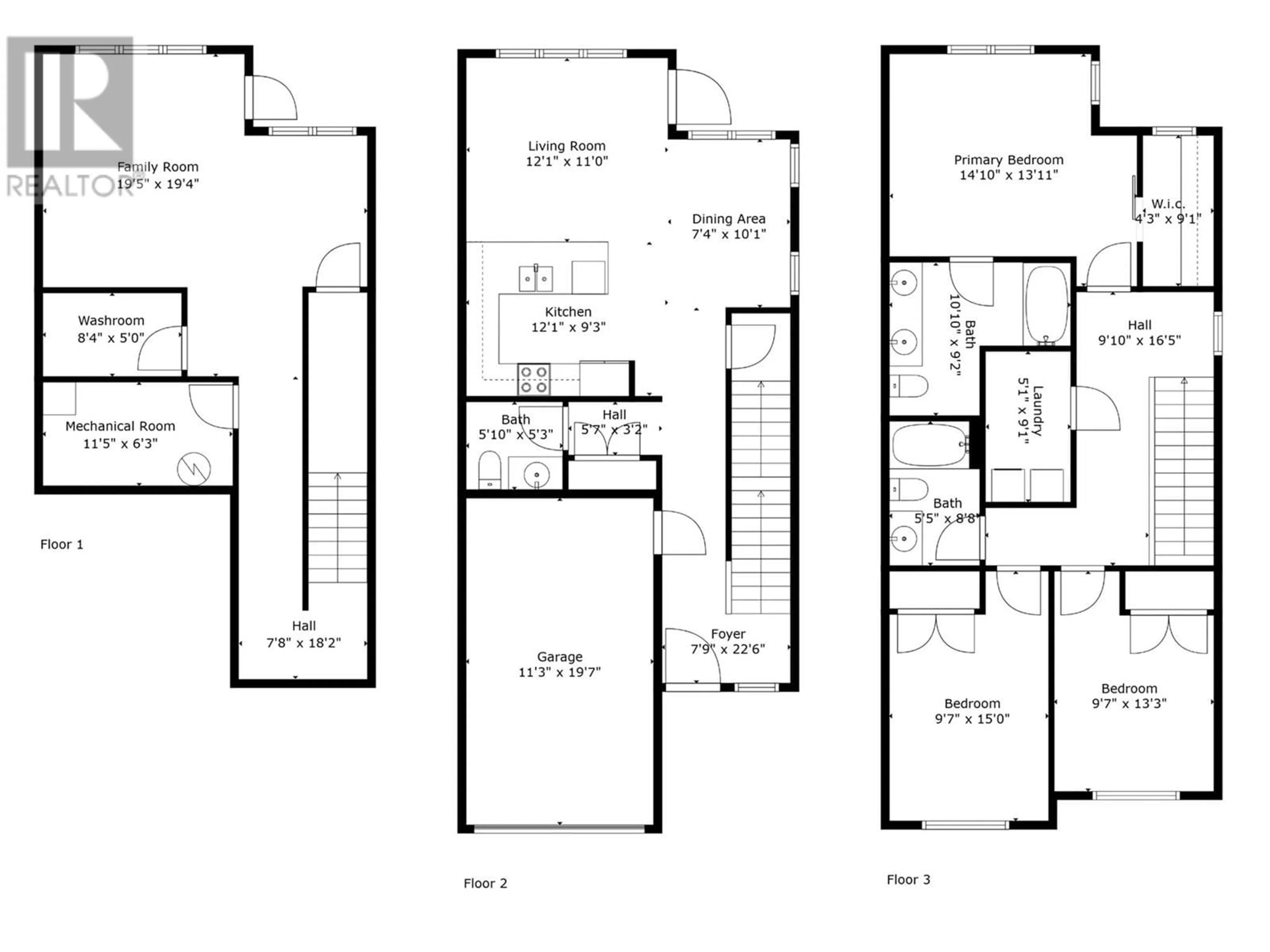 Floor plan for 1325 Aberdeen Drive Unit# 114, Kamloops British Columbia V1S0C7