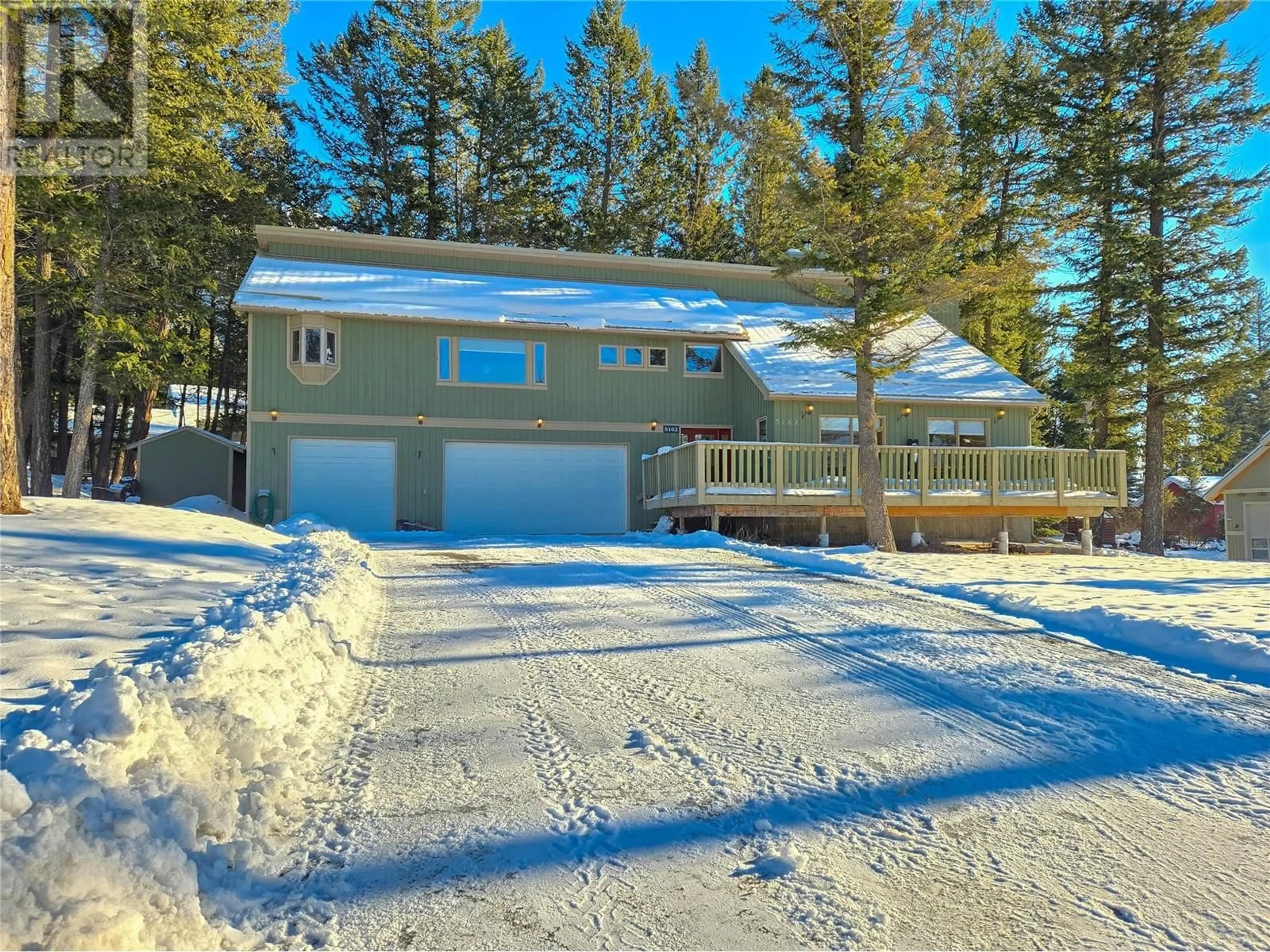 A pic from outside/outdoor area/front of a property/back of a property/a pic from drone, street for 5162 COLUMBIA RIVER Road, Fairmont Hot Springs British Columbia V0B1L1