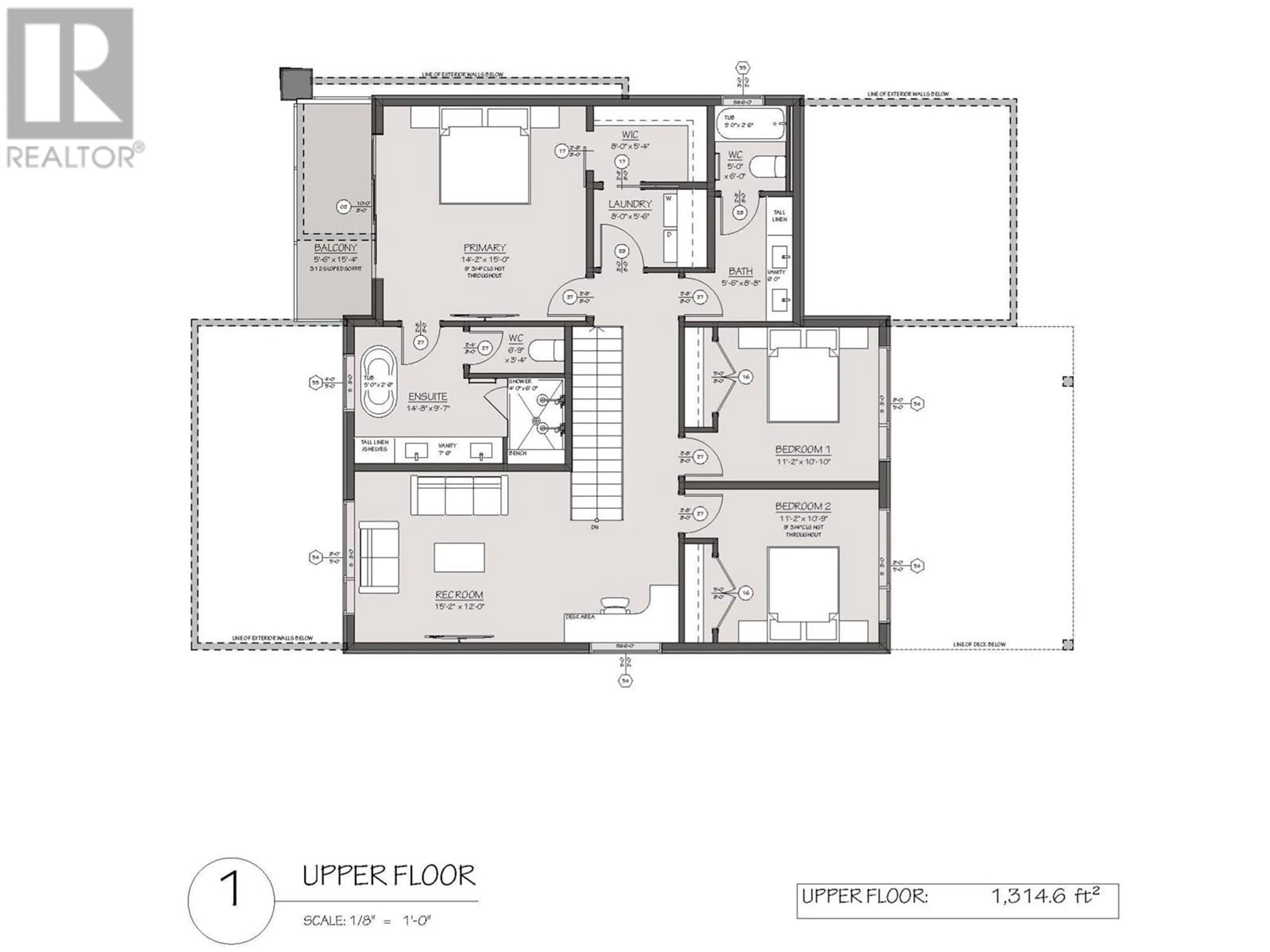 Floor plan for 126 Deer Place Unit# 1, Penticton British Columbia V2A0J8