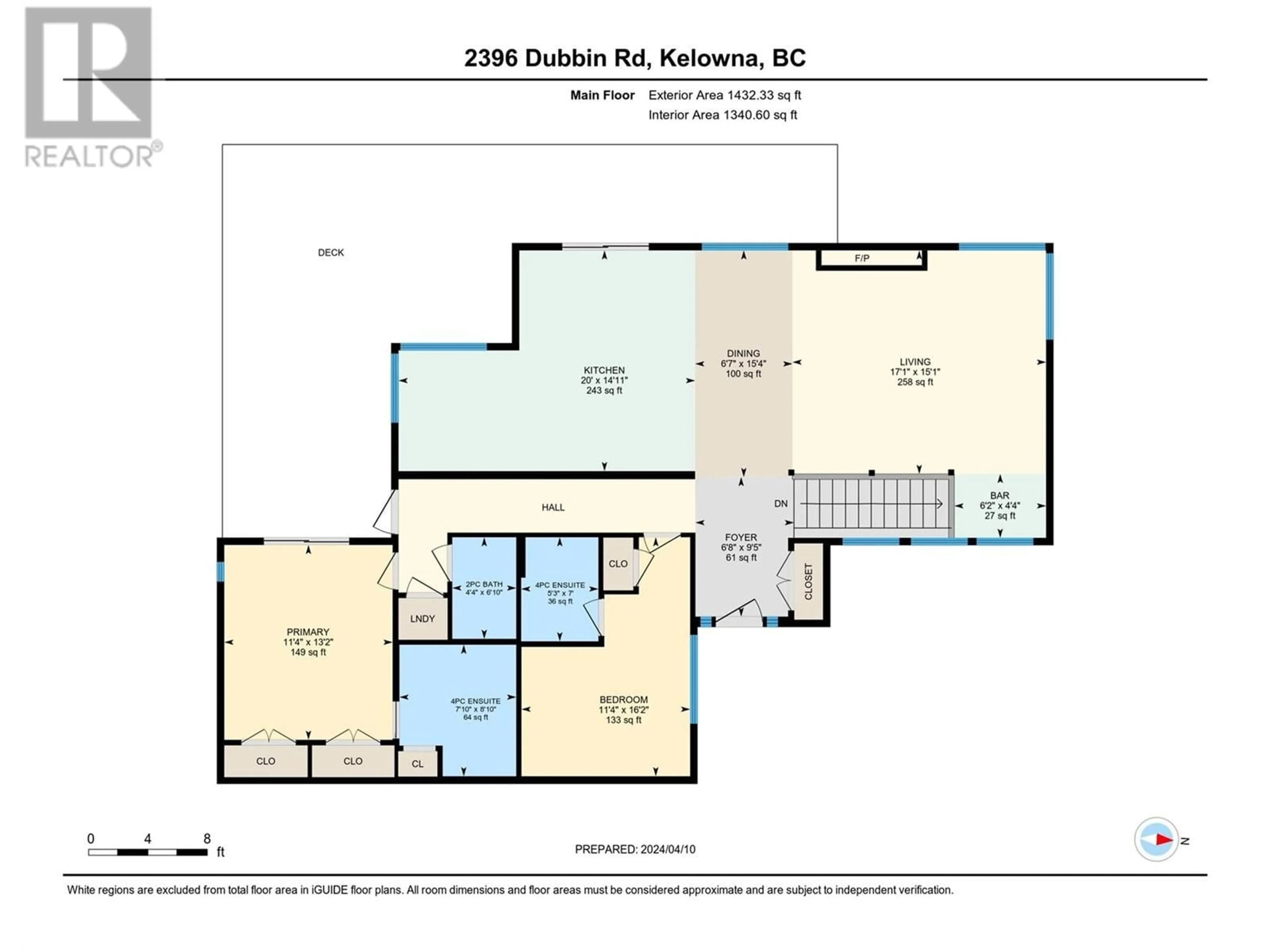 Floor plan for 2396 Dubbin Road, Kelowna British Columbia V1V2B8