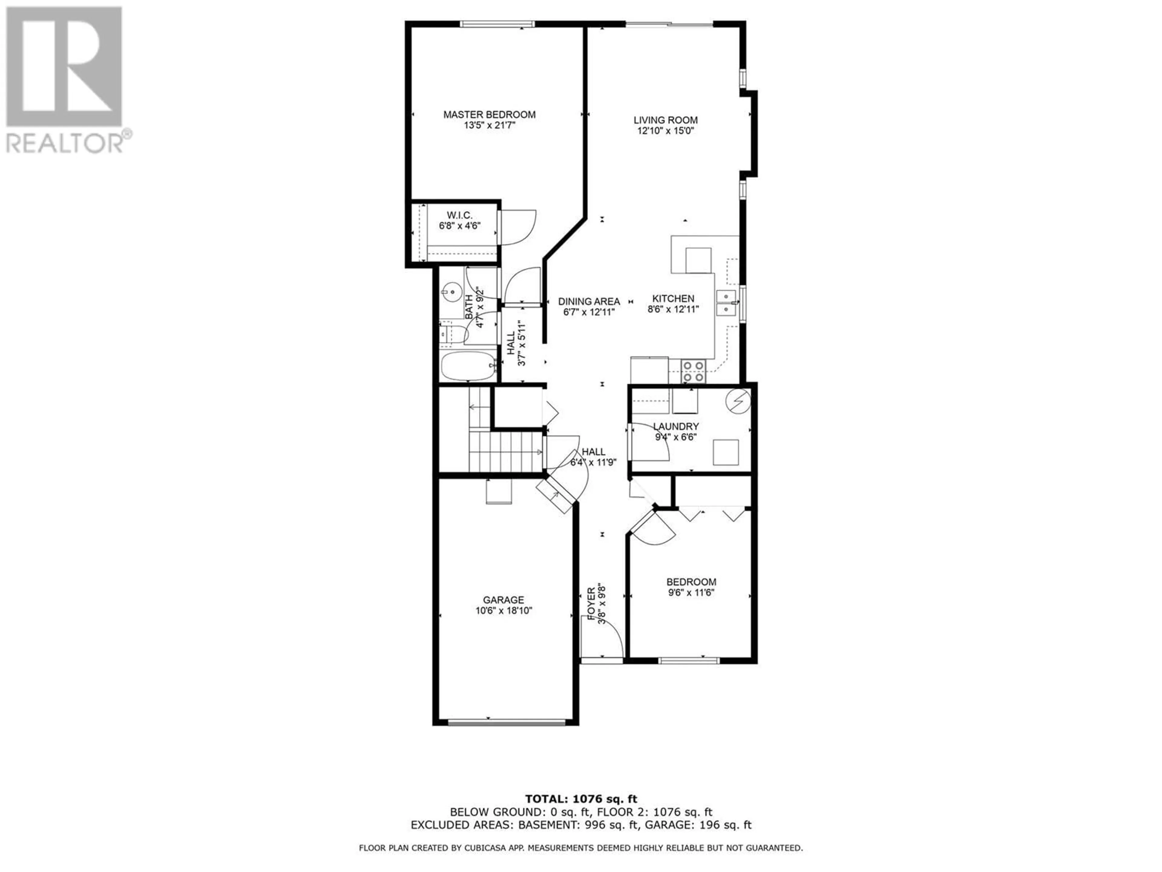 Floor plan for 2592 Crestline Street Unit# 14, Kamloops British Columbia V2B0E7