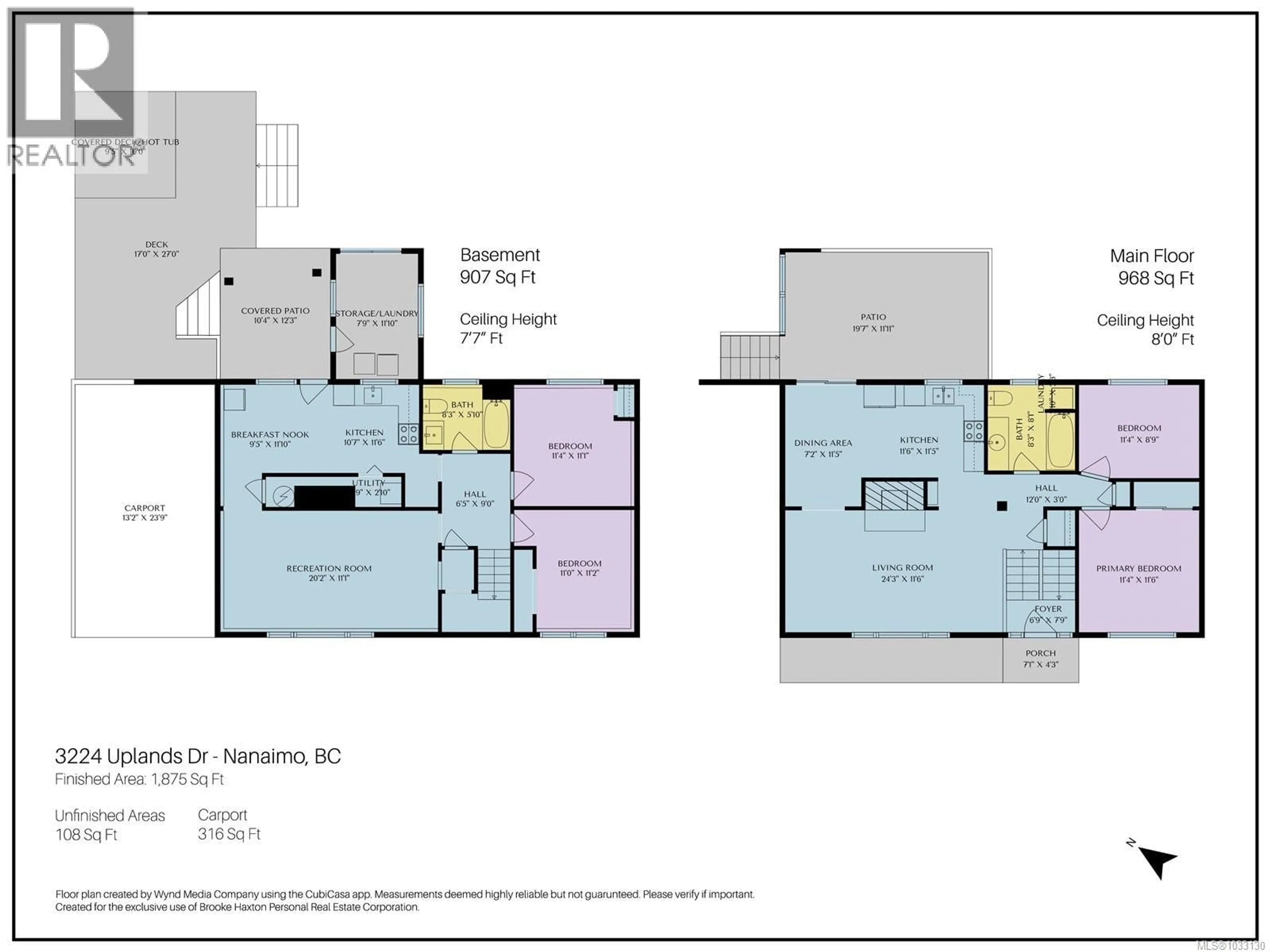 Floor plan for 3224 UPLANDS DRIVE, Nanaimo British Columbia V9T2T1