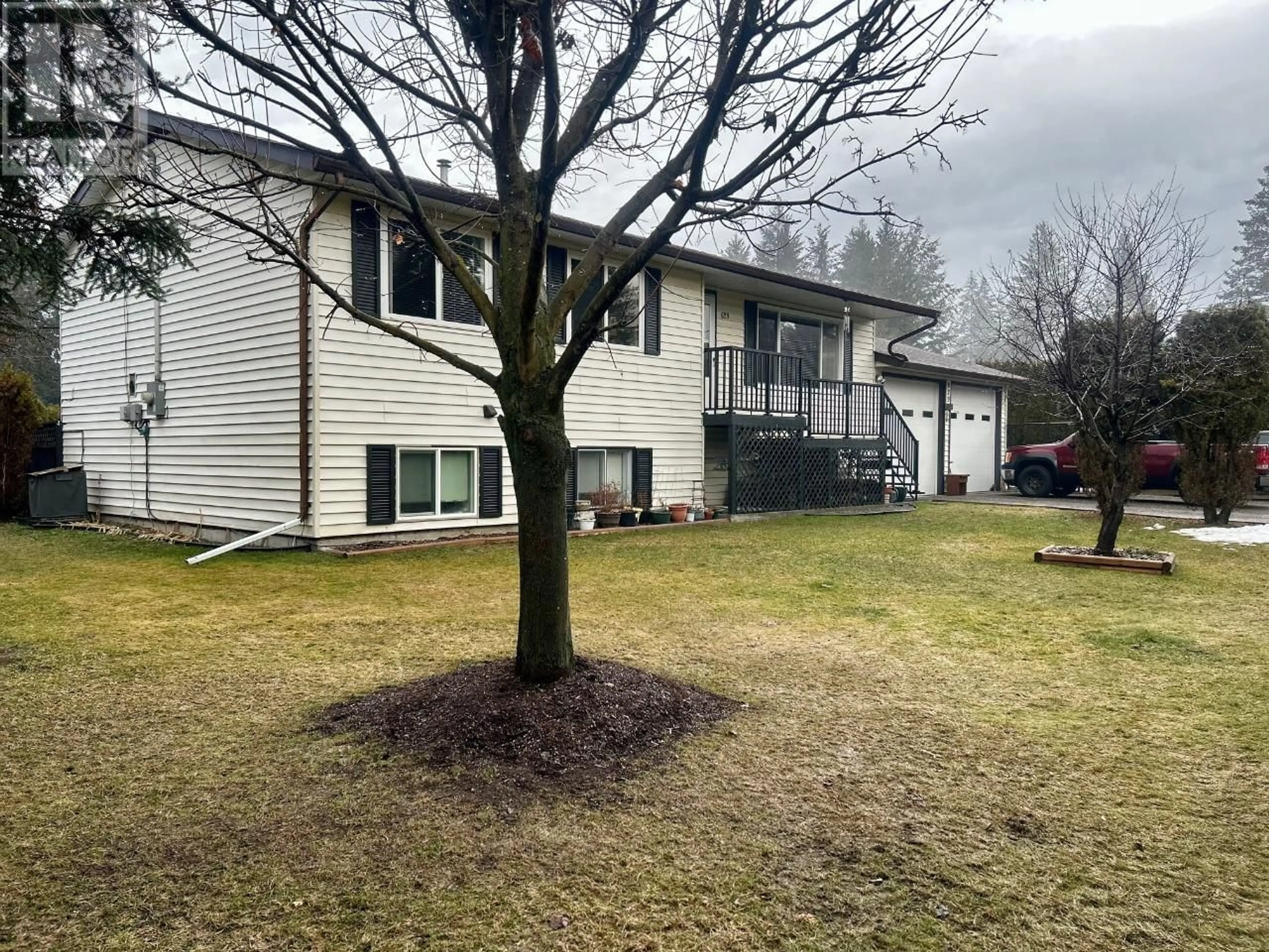 A pic from outside/outdoor area/front of a property/back of a property/a pic from drone, street for 629 BARRIERE LAKES Road, Barriere British Columbia V0E1E0