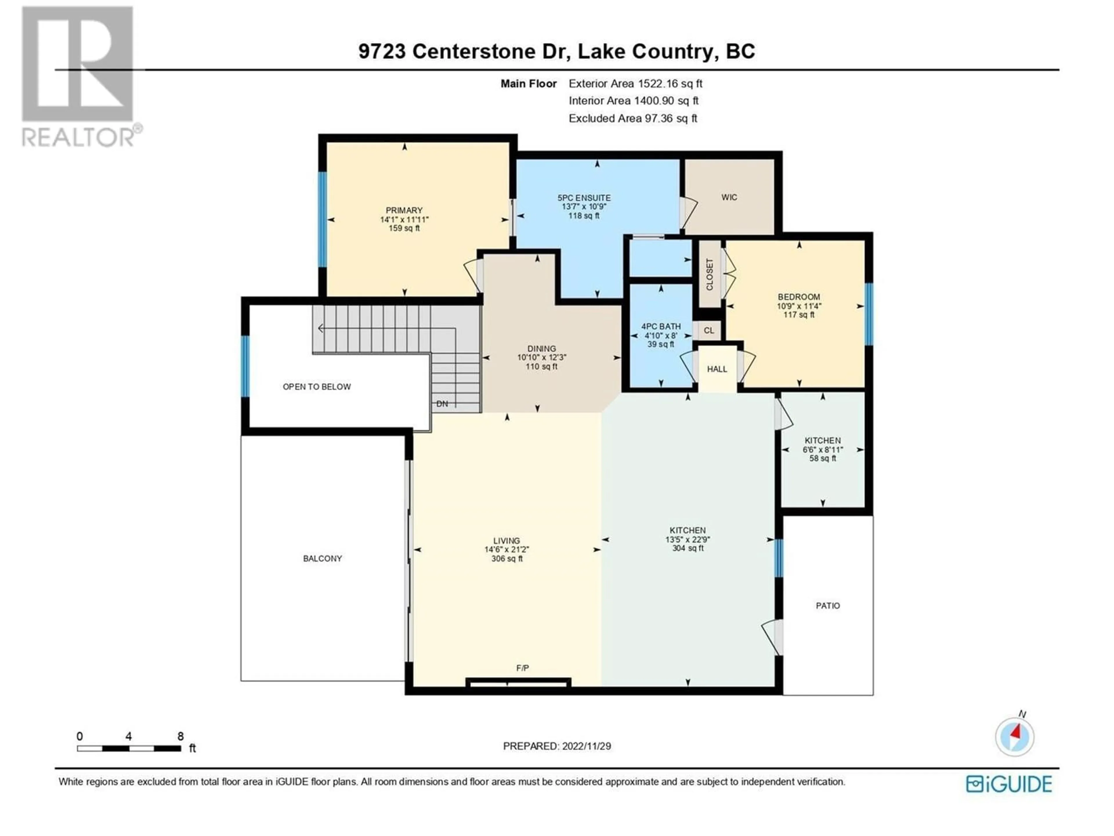 Floor plan for 9723 Centrestone Drive, Lake Country British Columbia V4V0A5