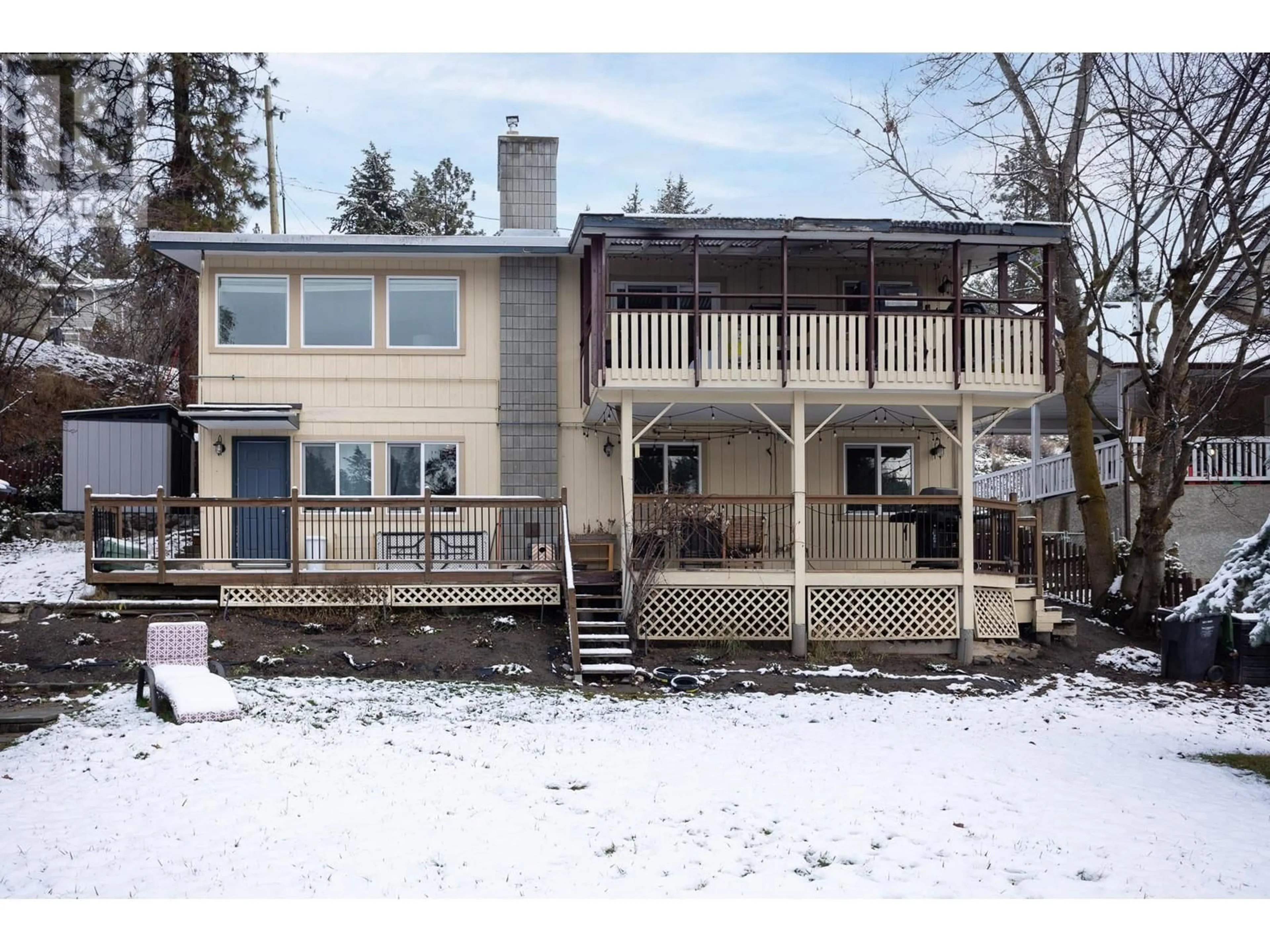 A pic from outside/outdoor area/front of a property/back of a property/a pic from drone, unknown for 248 Terrace Drive, Kelowna British Columbia V1V1G2