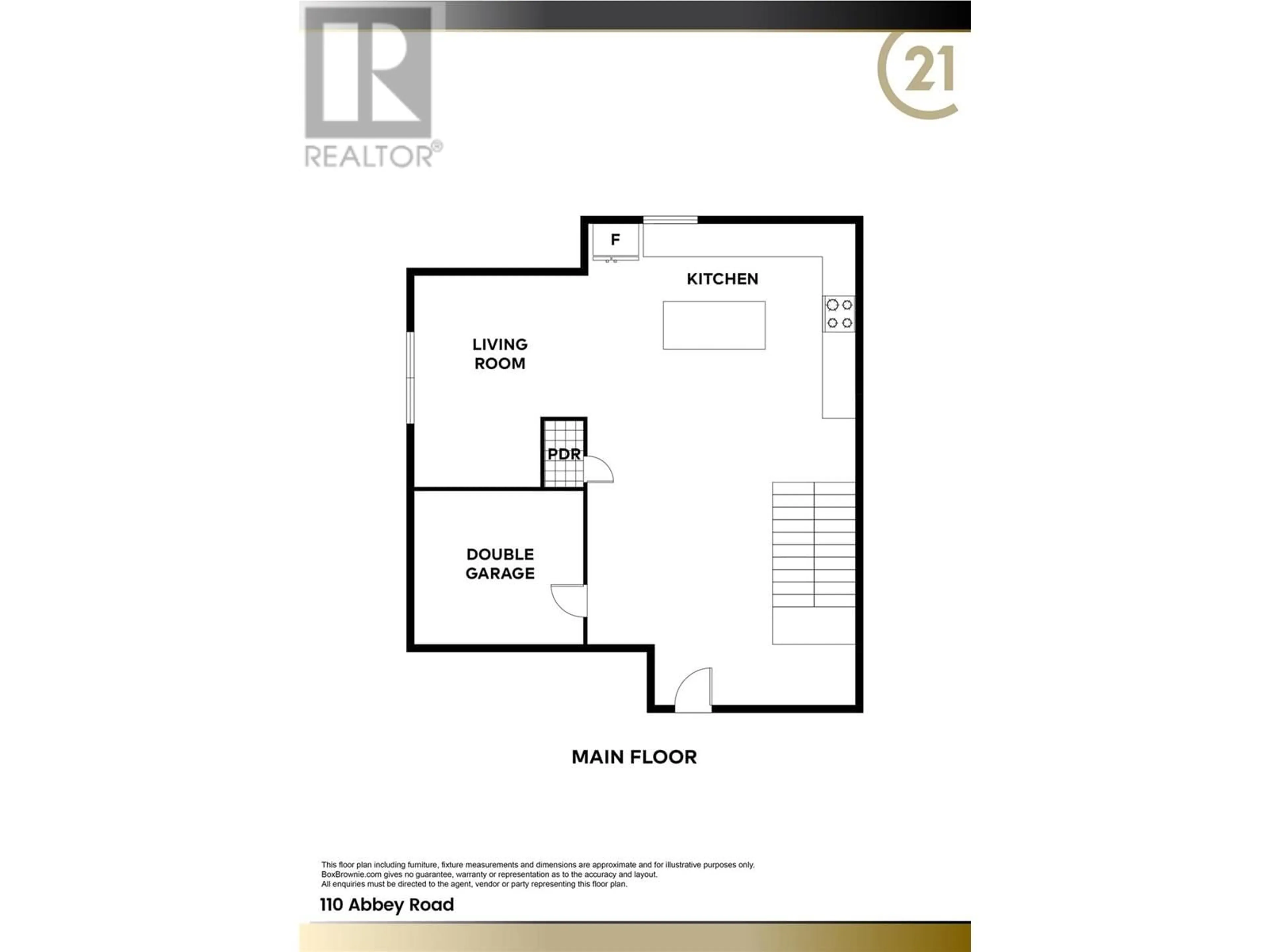 Floor plan for 110 Abbey Road, Princeton British Columbia V0X1W0