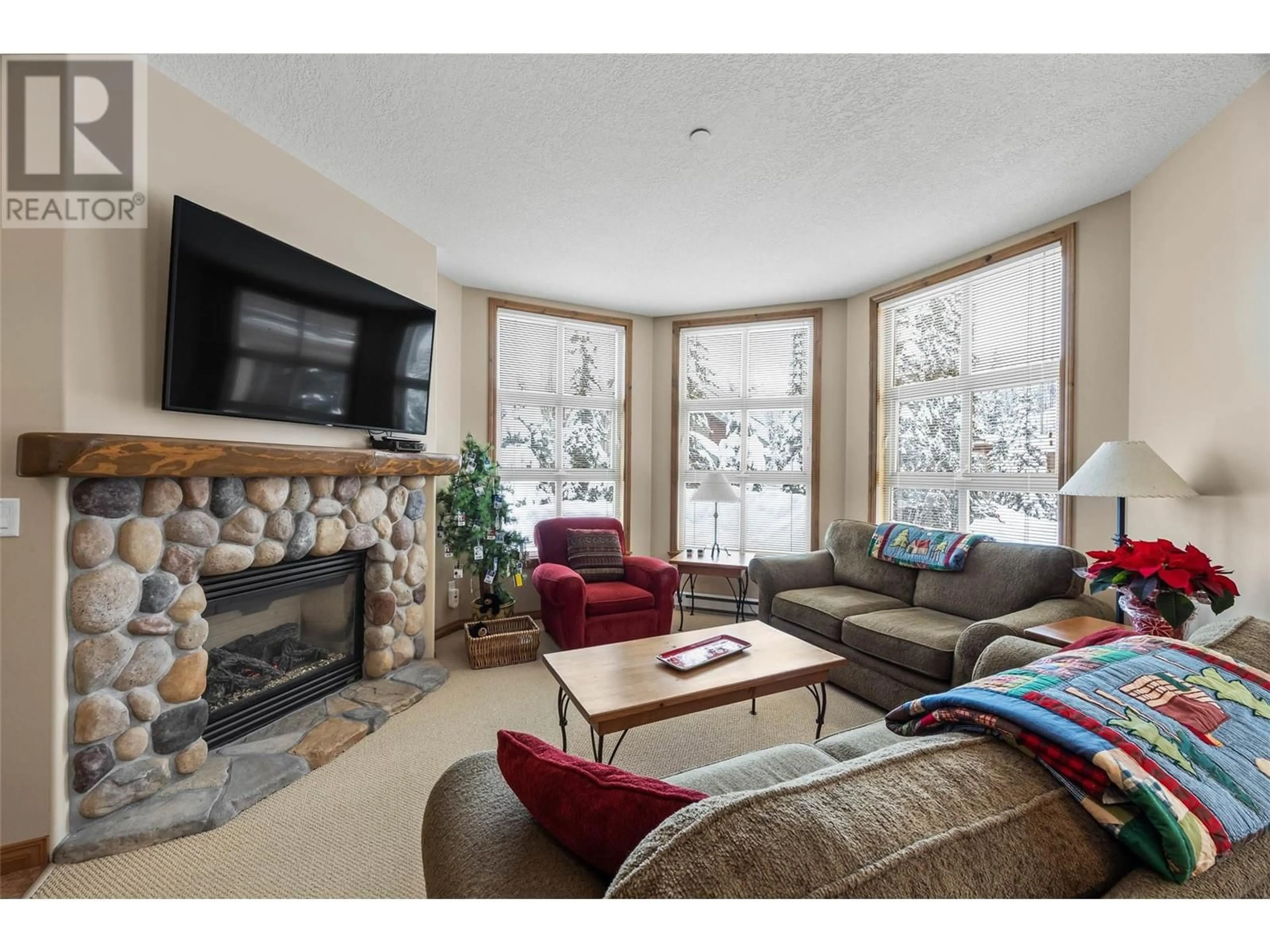 Living room with furniture, unknown for 6005 Valley Drive Unit# 67, Sun Peaks British Columbia V0E5N0