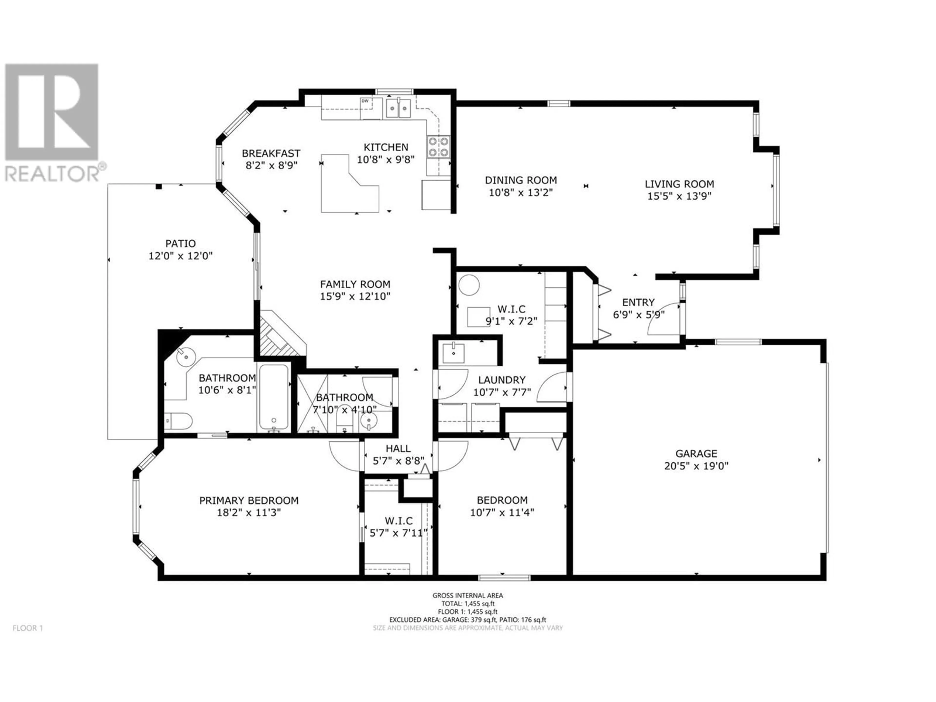 Floor plan for 595 YATES Road Unit# 96 Lot# 60, Kelowna British Columbia V1V1P8