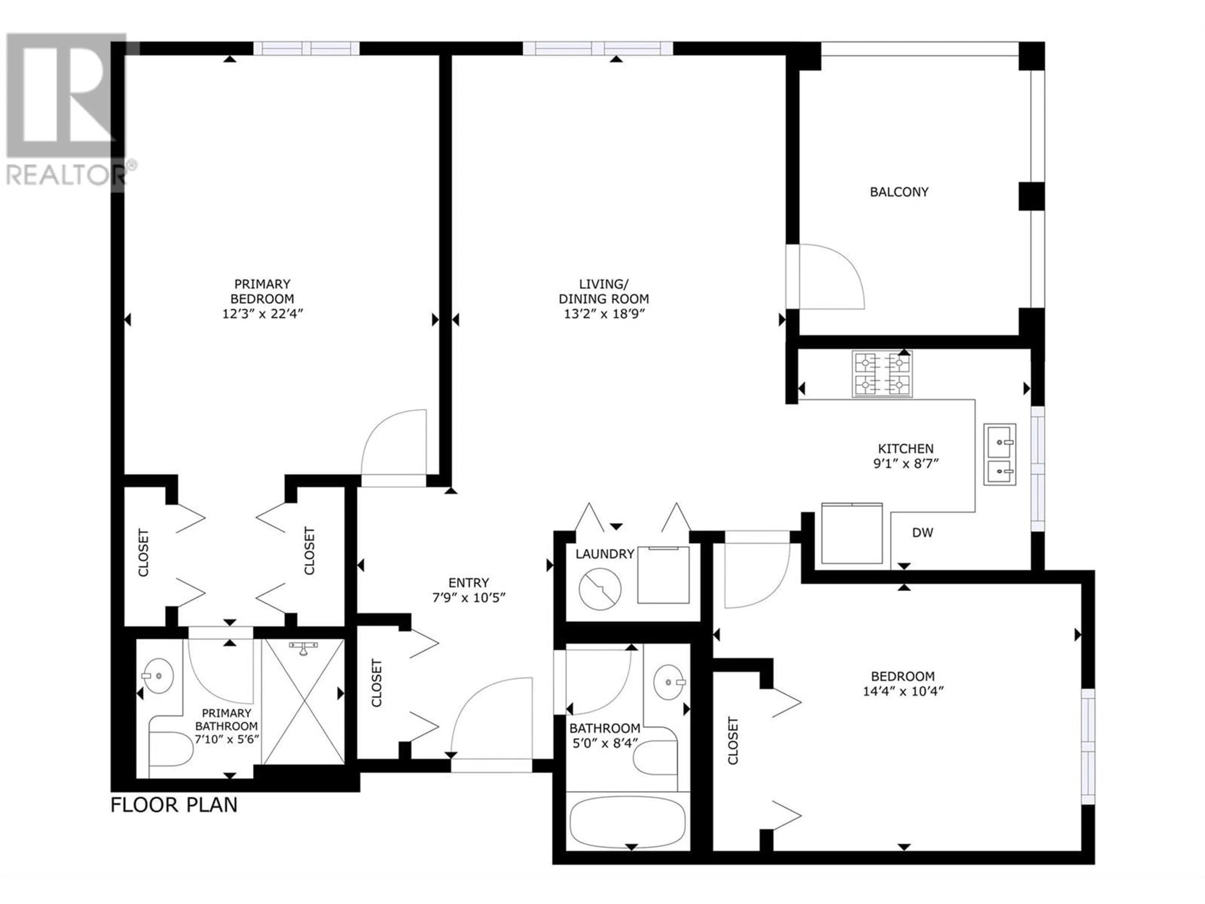 Floor plan for 325 McIntosh Road Unit# 2108, Kelowna British Columbia V1X2C6