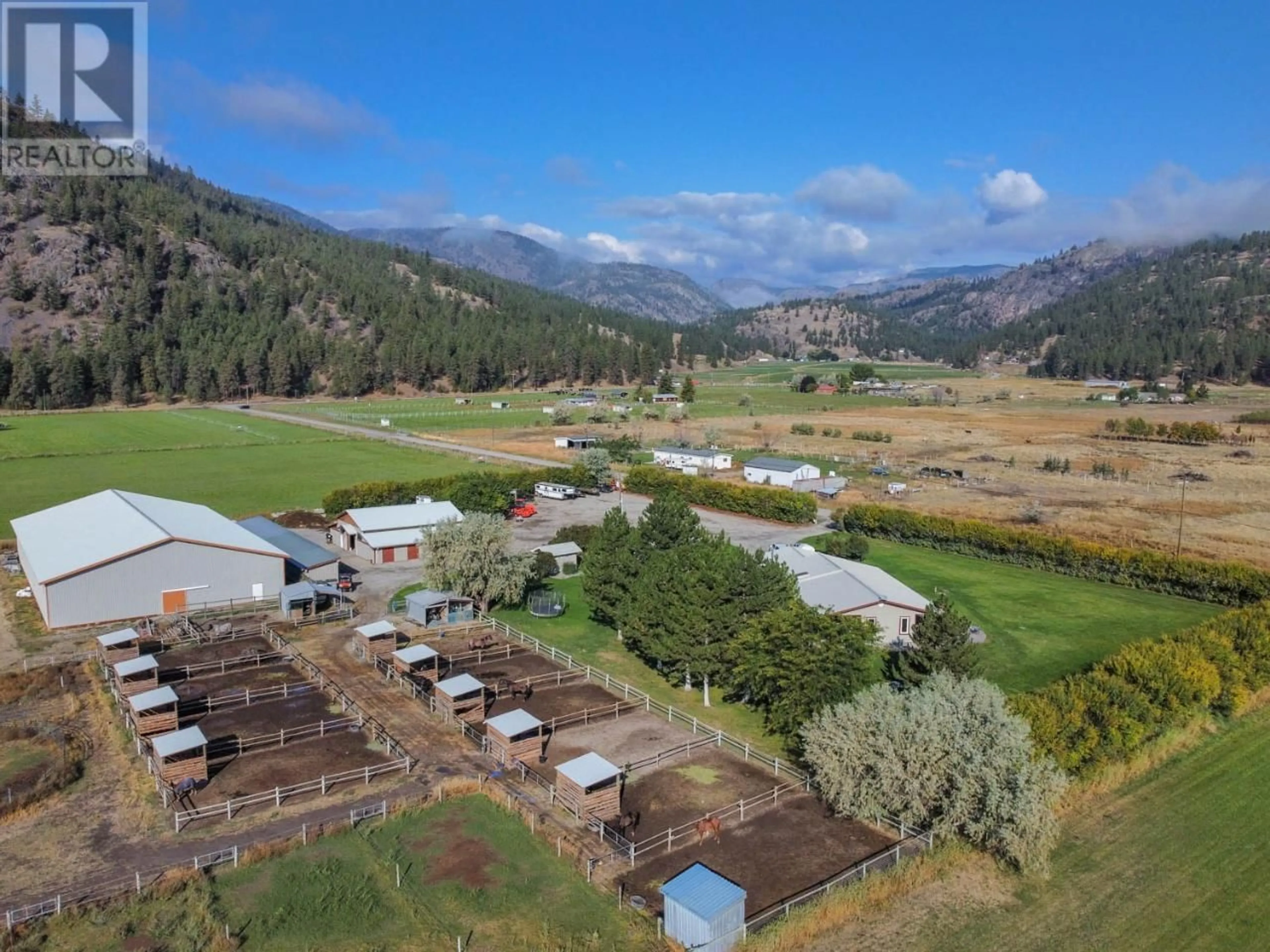 A pic from outside/outdoor area/front of a property/back of a property/a pic from drone, mountain view for 300 JONES WAY ROAD, Oliver British Columbia V0H1T5