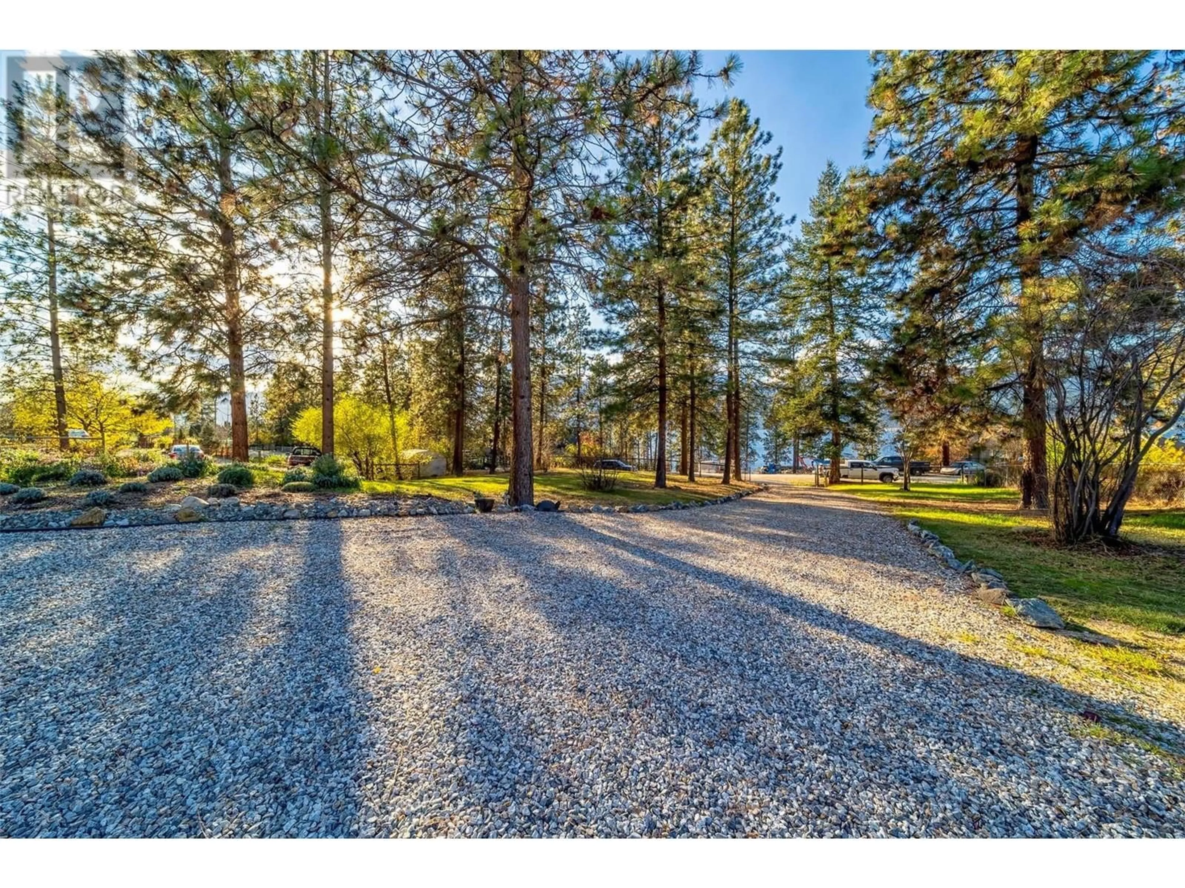 A pic from outside/outdoor area/front of a property/back of a property/a pic from drone, forest/trees view for 16709 Maki Road, Lake Country British Columbia V4V1C2