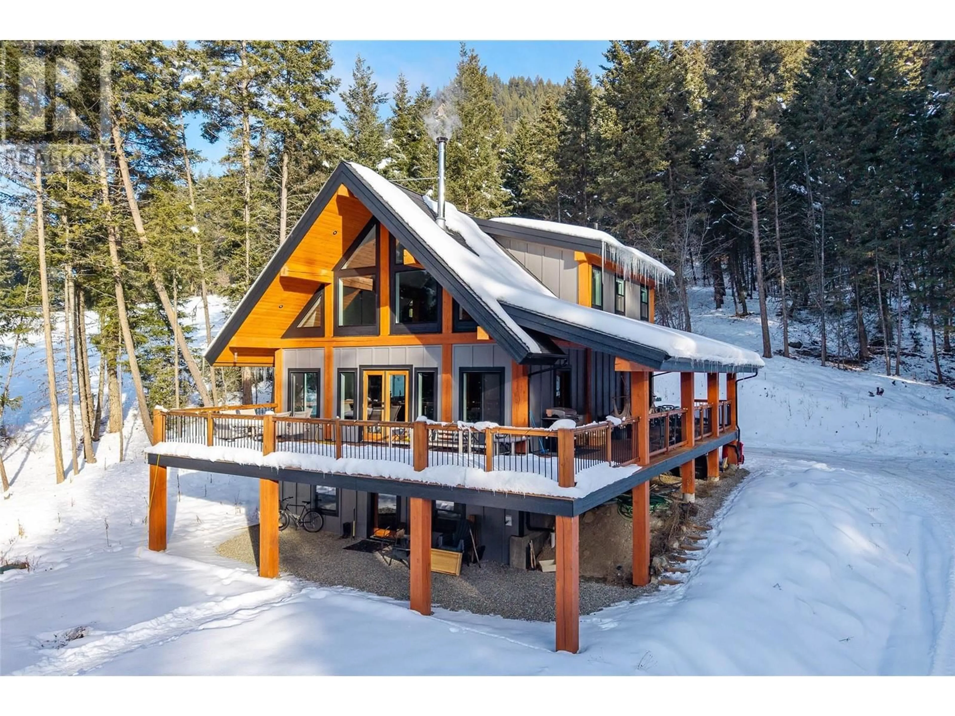 A pic from outside/outdoor area/front of a property/back of a property/a pic from drone, mountain view for 2409 HEFFLEY LOUIS CR ROAD, Sun Peaks British Columbia V0E1Z1