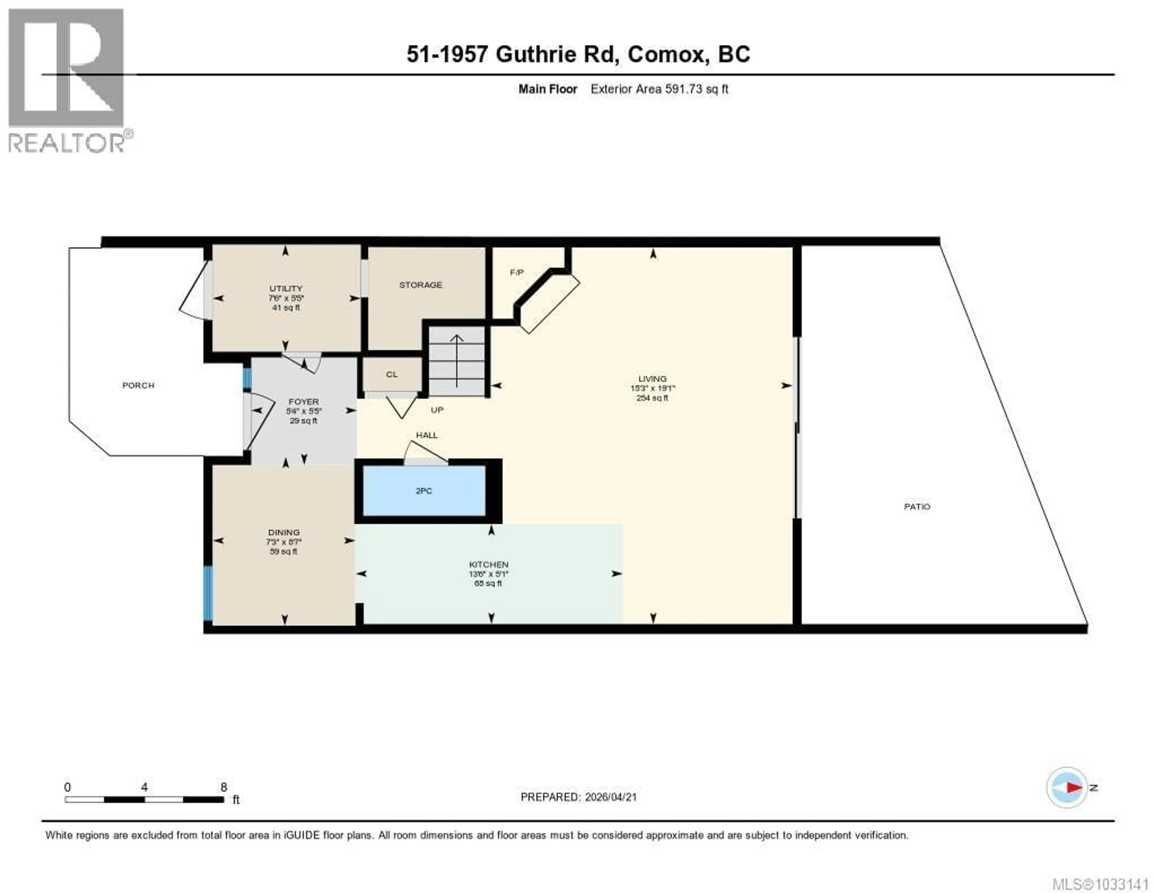 Floor plan for 51 - 1957 GUTHRIE ROAD, Comox British Columbia V9M2J2