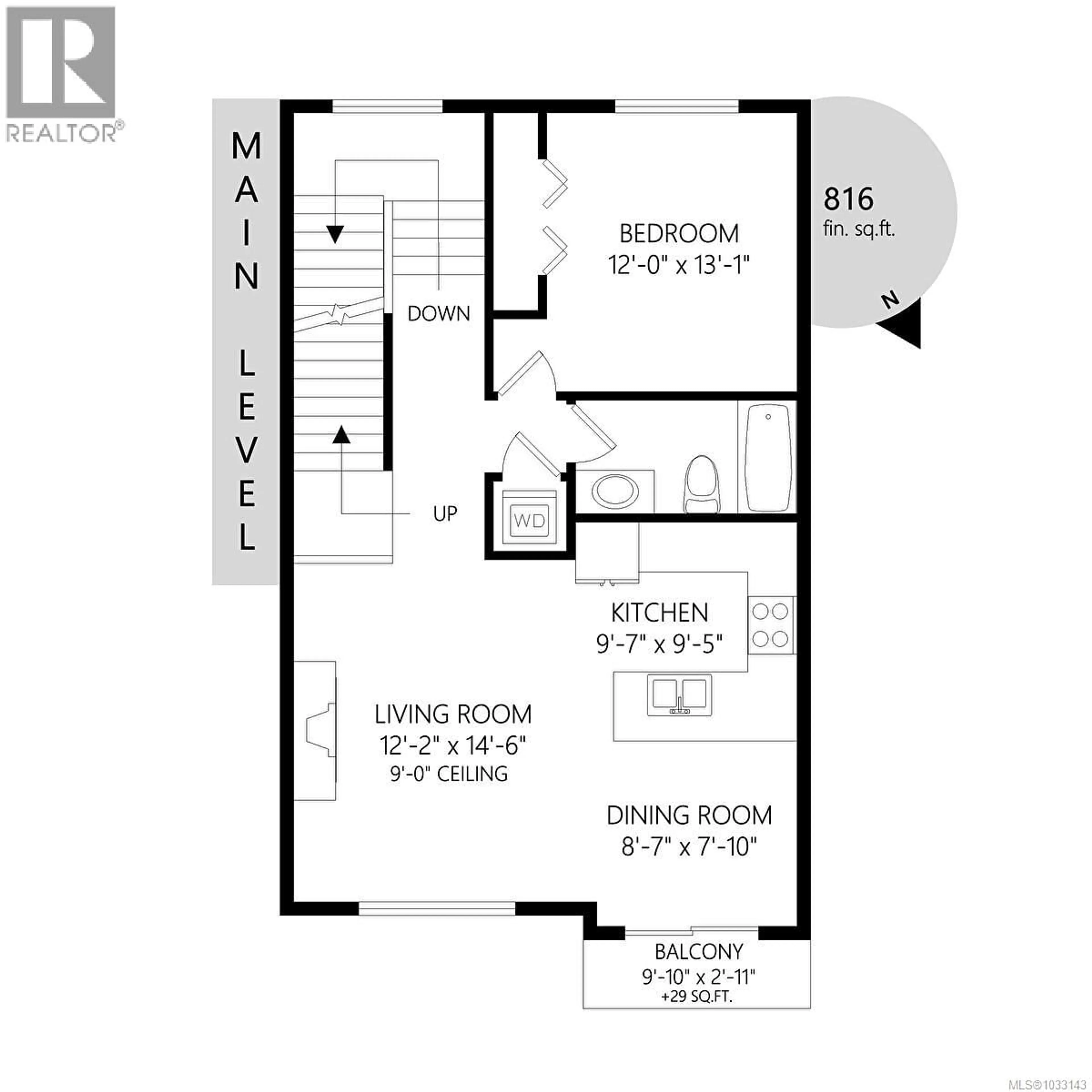 Floor plan for 109 - 1021 SPRINGBOARD PLACE, Langford British Columbia V9B3E2