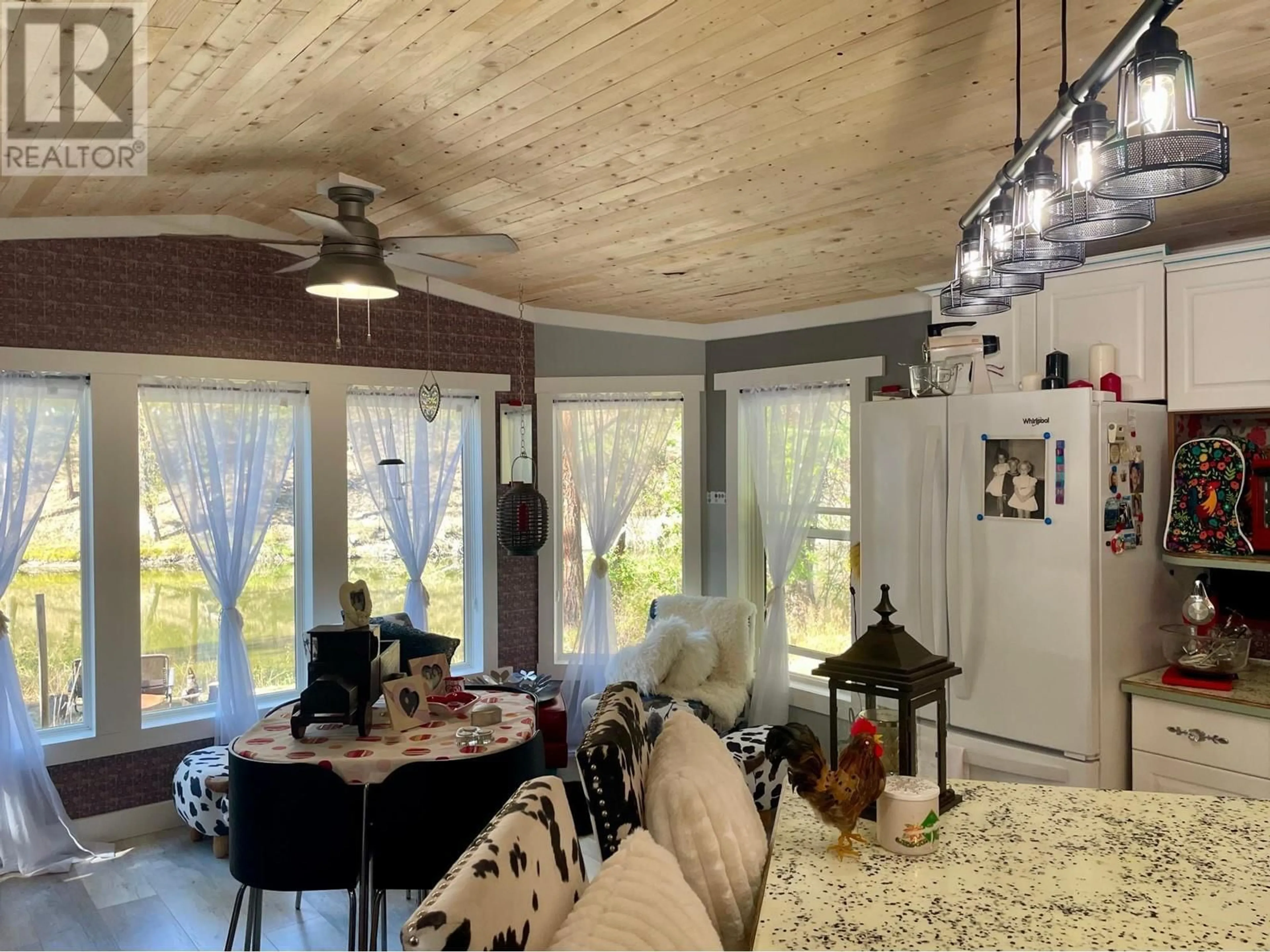 Dining room, wood/laminate floor for 5455 ALMOND GARDENS Road Unit# F3, Grand Forks British Columbia V0H1H4