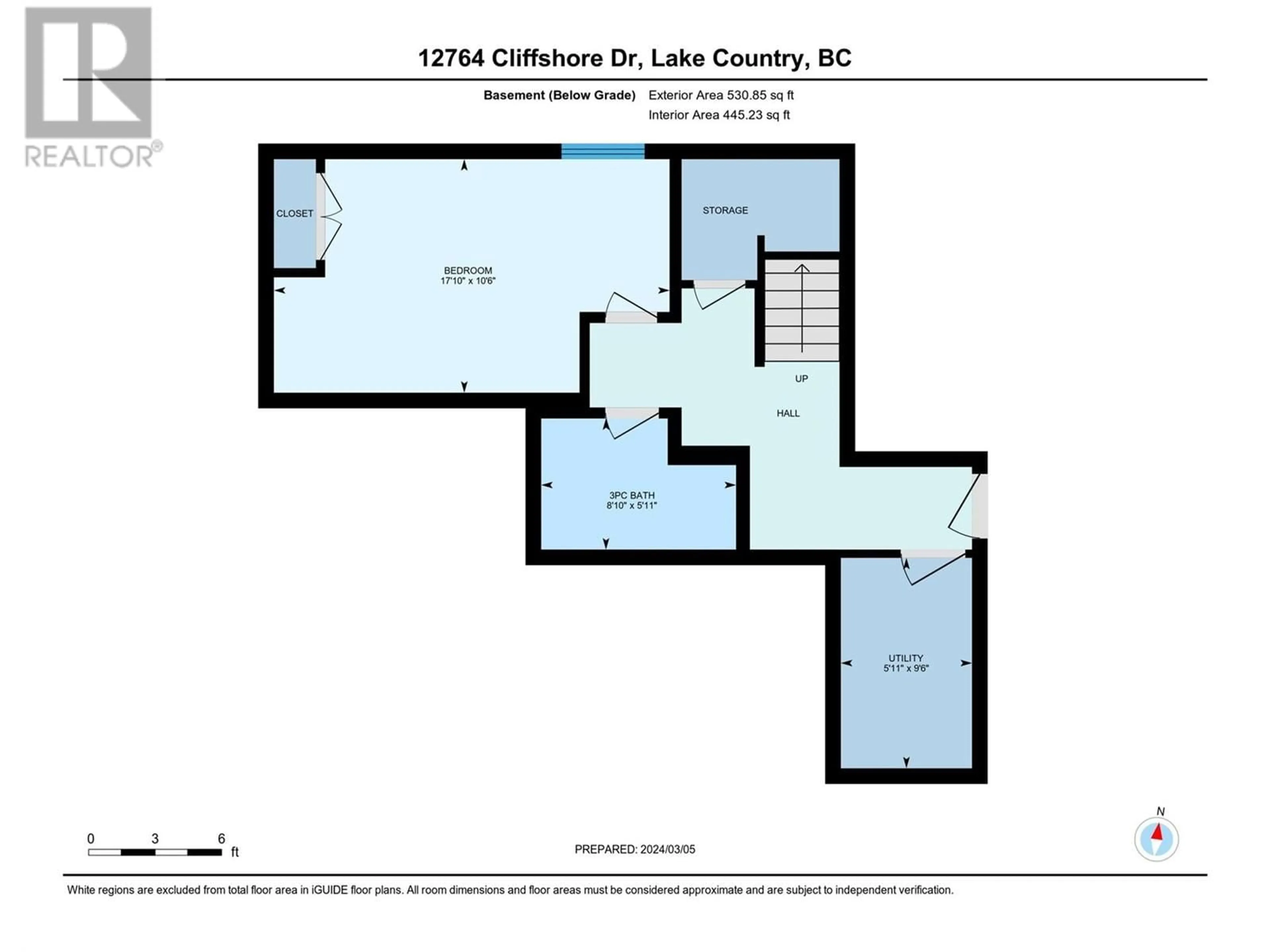 Floor plan for 12764 Cliffshore Drive, Lake Country British Columbia V4V2P6