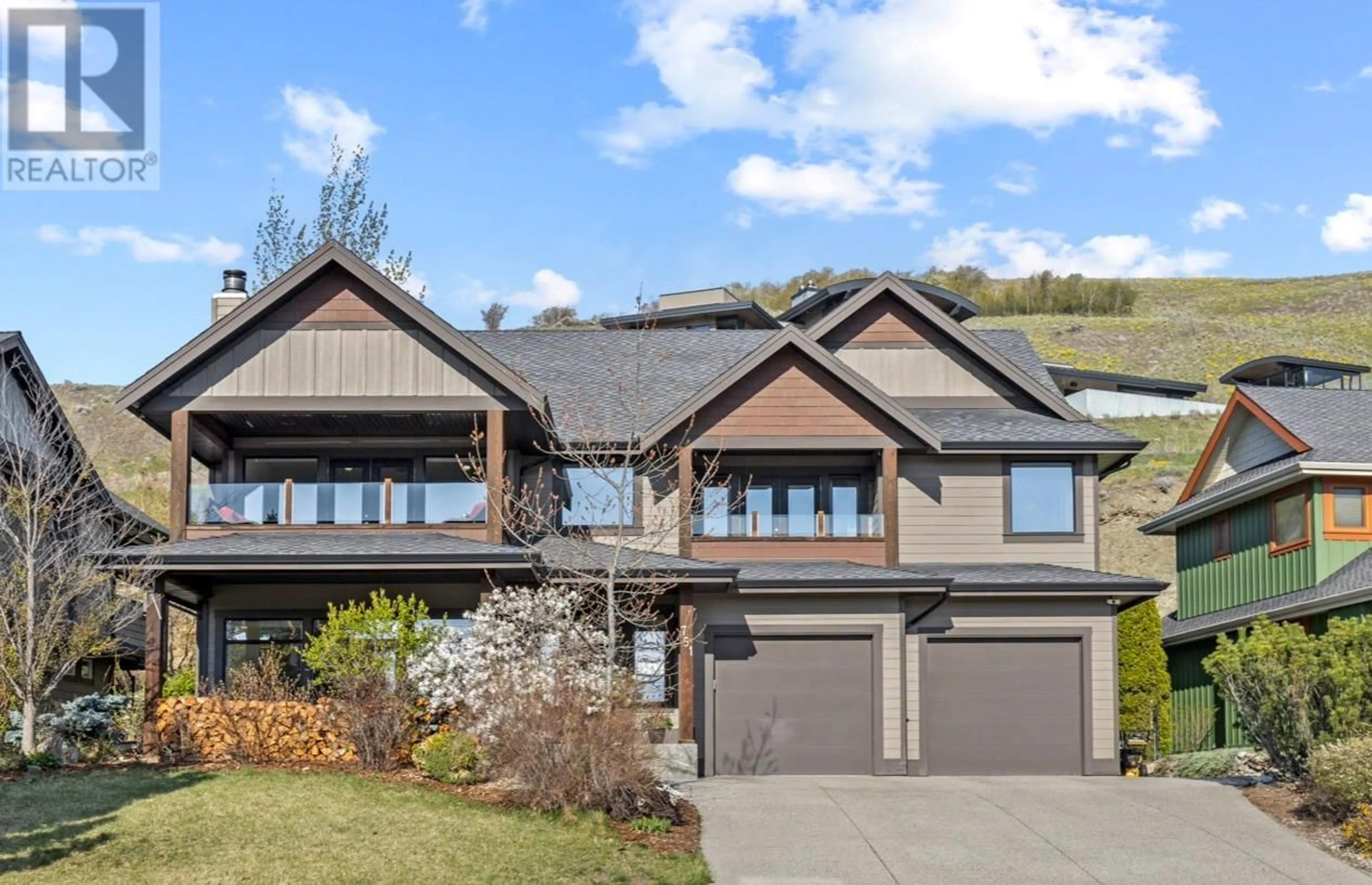 Home with brick exterior material, mountain view for 751 Mt Ida Drive, Coldstream British Columbia V1B3Z6