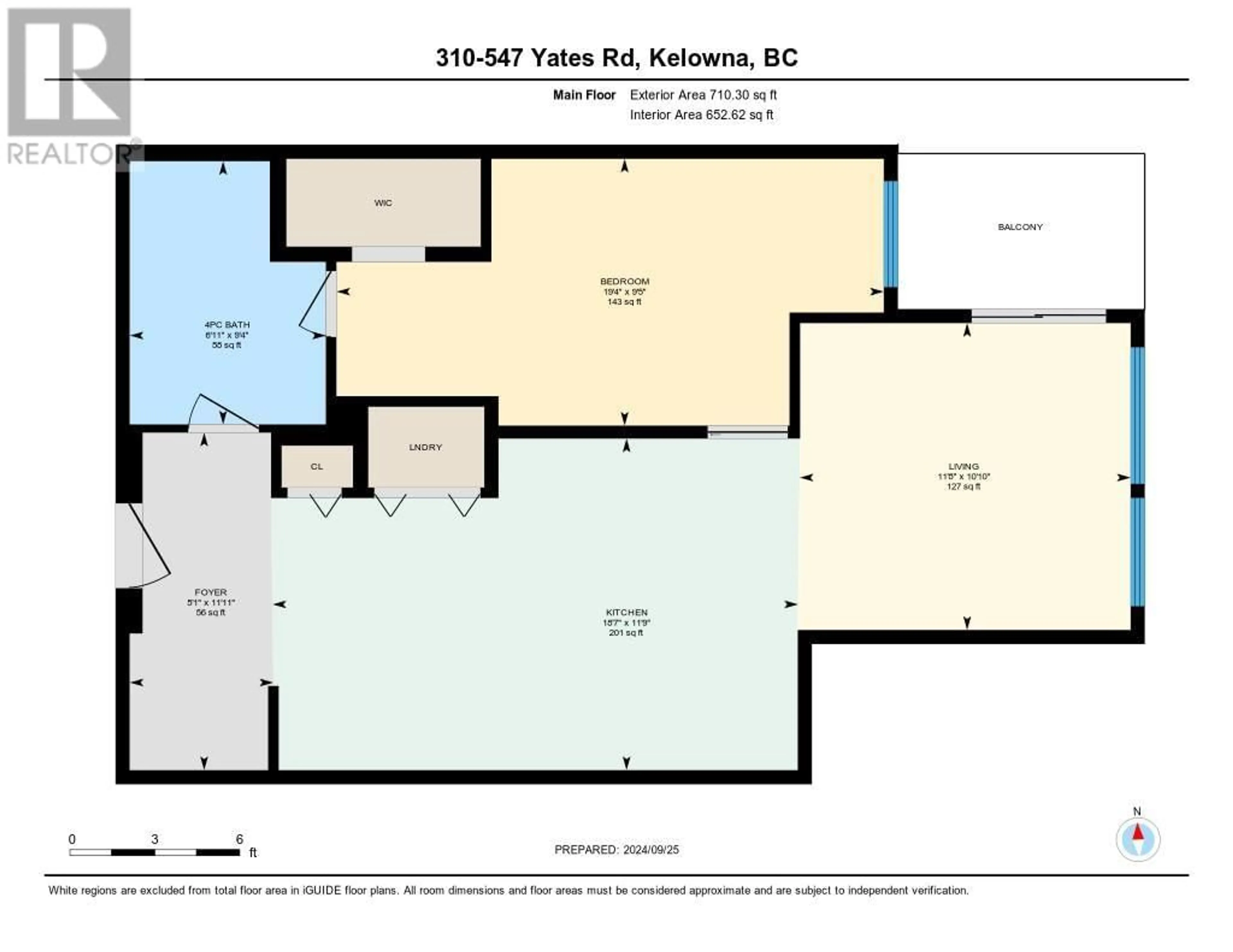 Floor plan for 547 Yates Road Unit# 310, Kelowna British Columbia V1V2T9