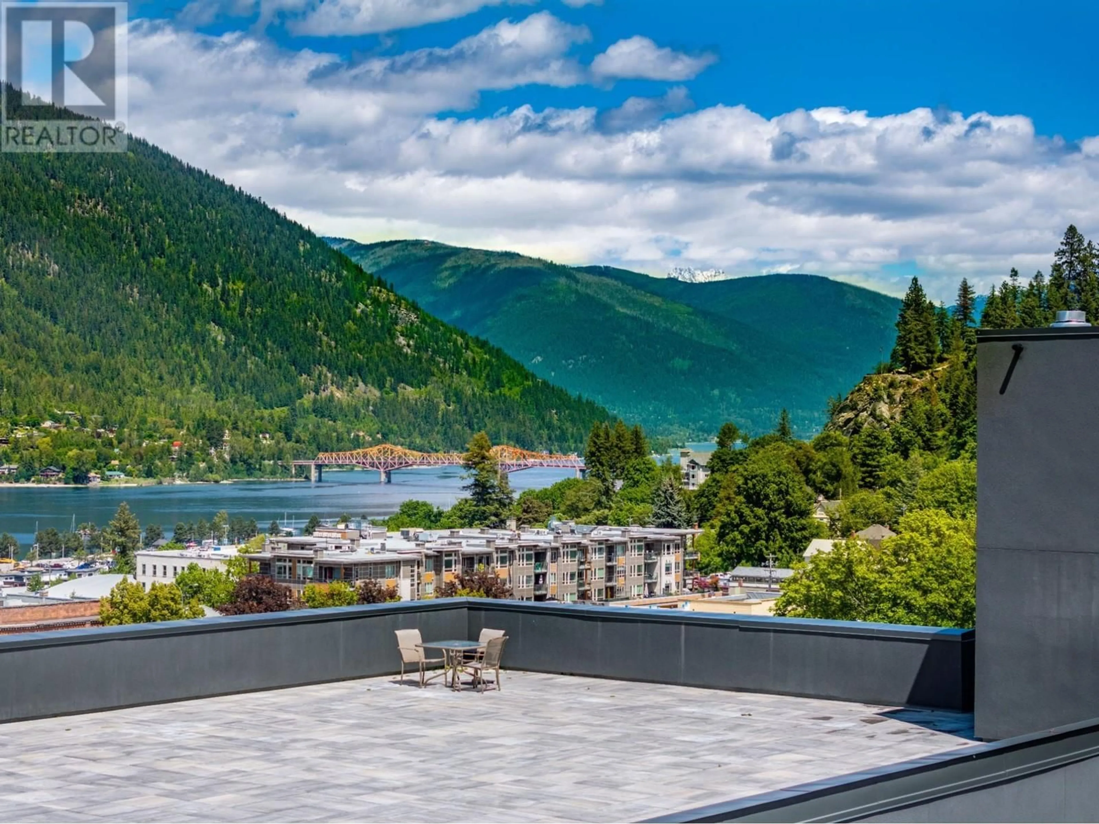 Patio, water/lake/river/ocean view for 514 VICTORIA Street Unit# 411, Nelson British Columbia V1L4K8