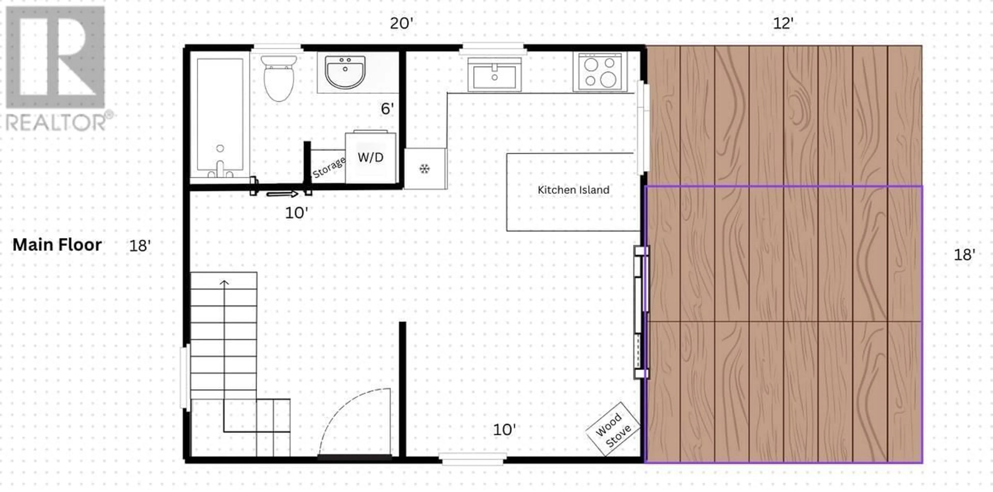 Floor plan for 85 Asastra Place, Lillooet British Columbia V0K1P0