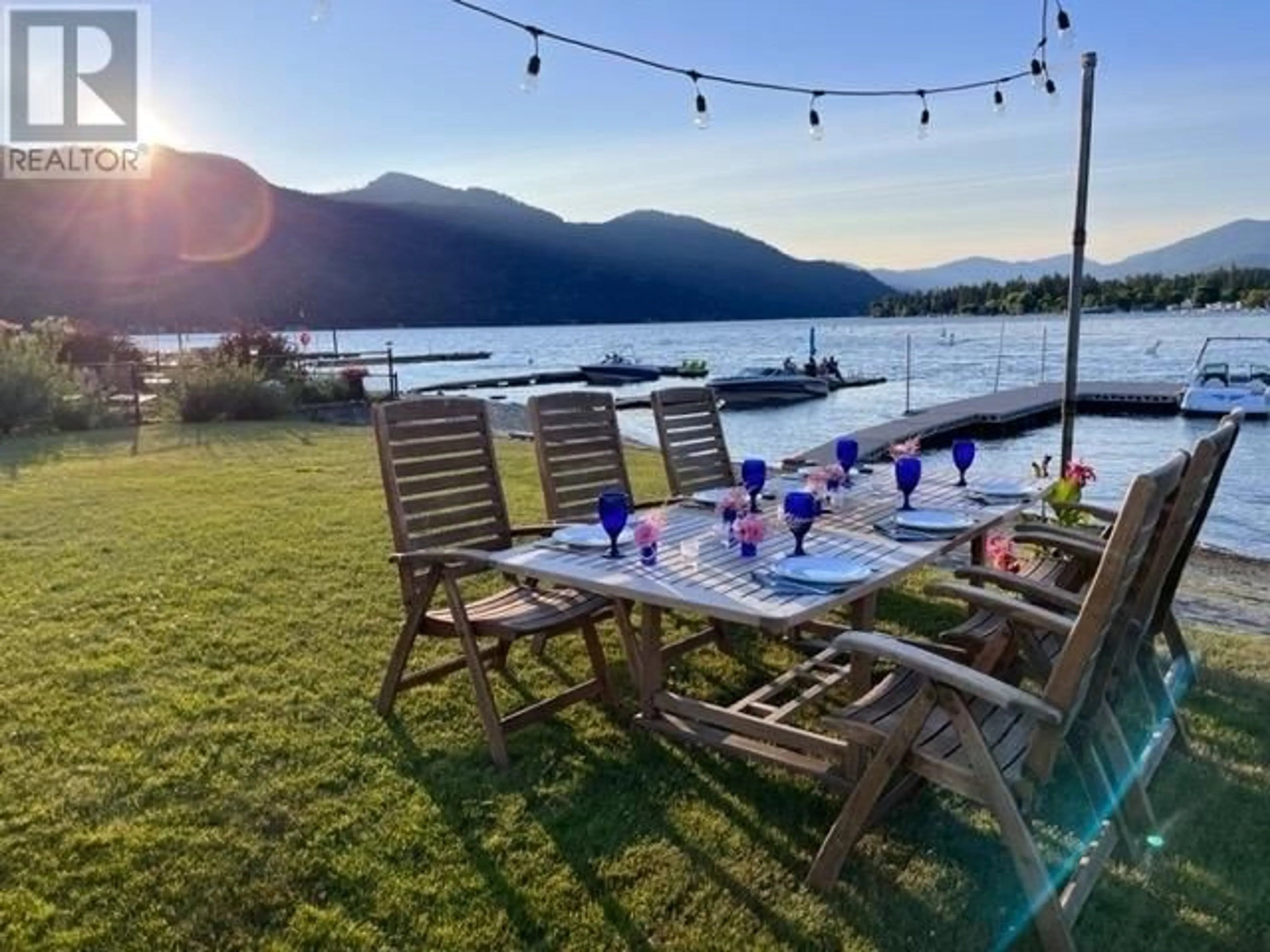 Patio, water/lake/river/ocean view for 52 SANDNER Road, Christina Lake British Columbia V0H1E0