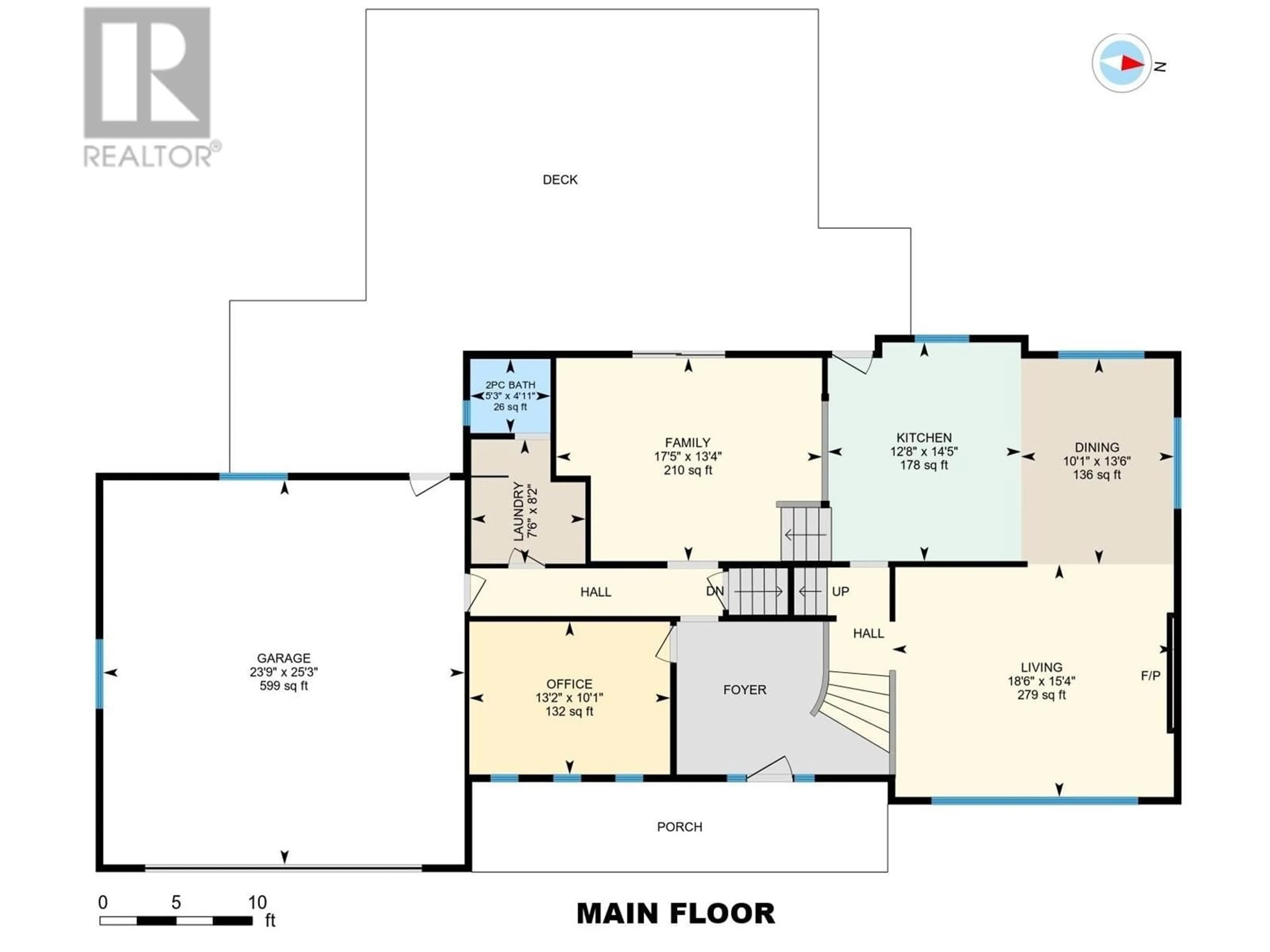 Floor plan for 7200 Summit Drive, Coldstream British Columbia V1B2A8