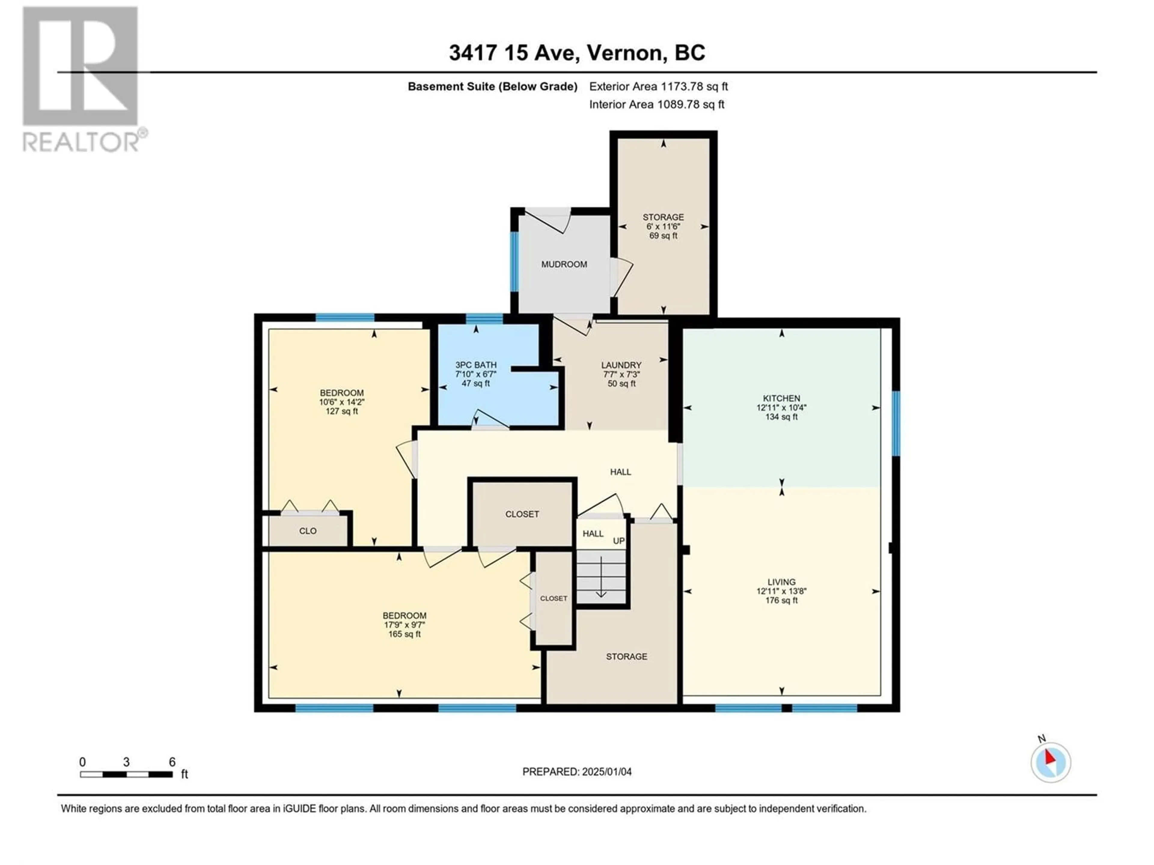 Floor plan for 3417 15 Avenue, Vernon British Columbia V1T1A2