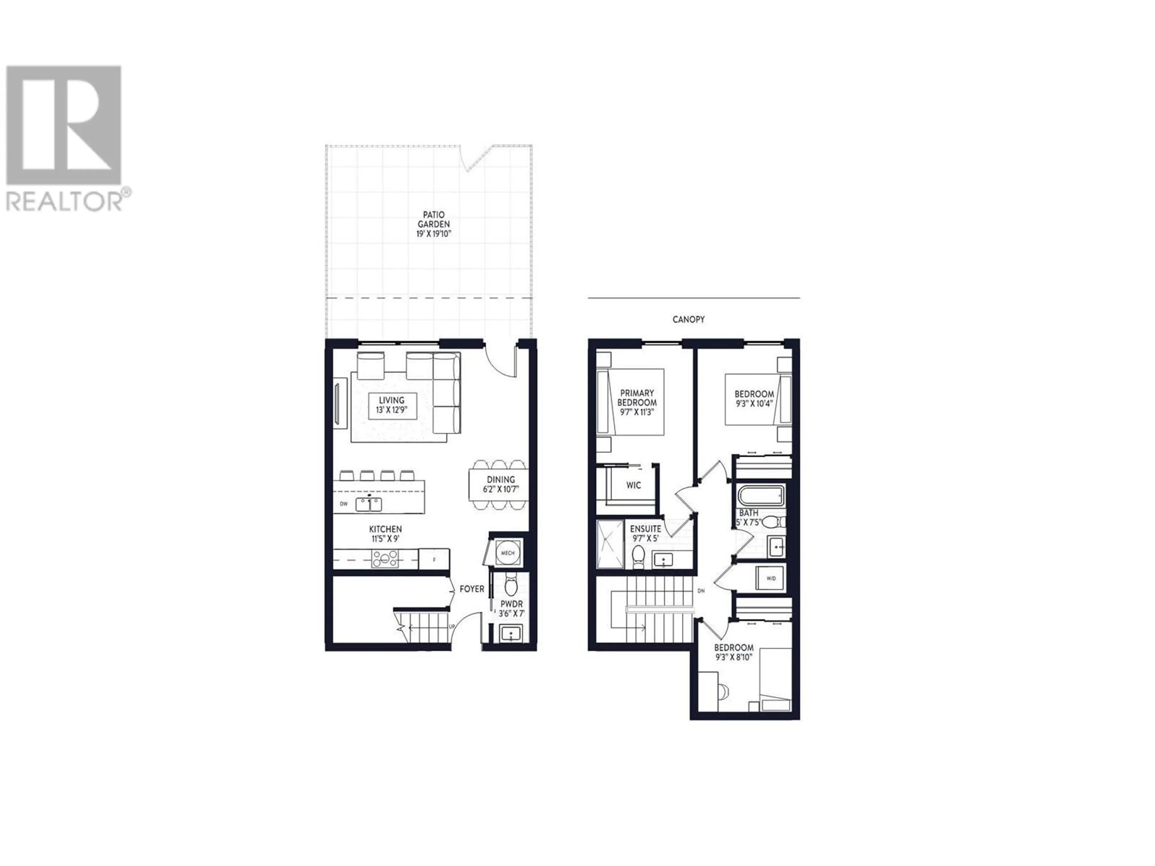 Floor plan for 1702 Coursier Avenue Unit# 3103, Revelstoke British Columbia V0E2S3