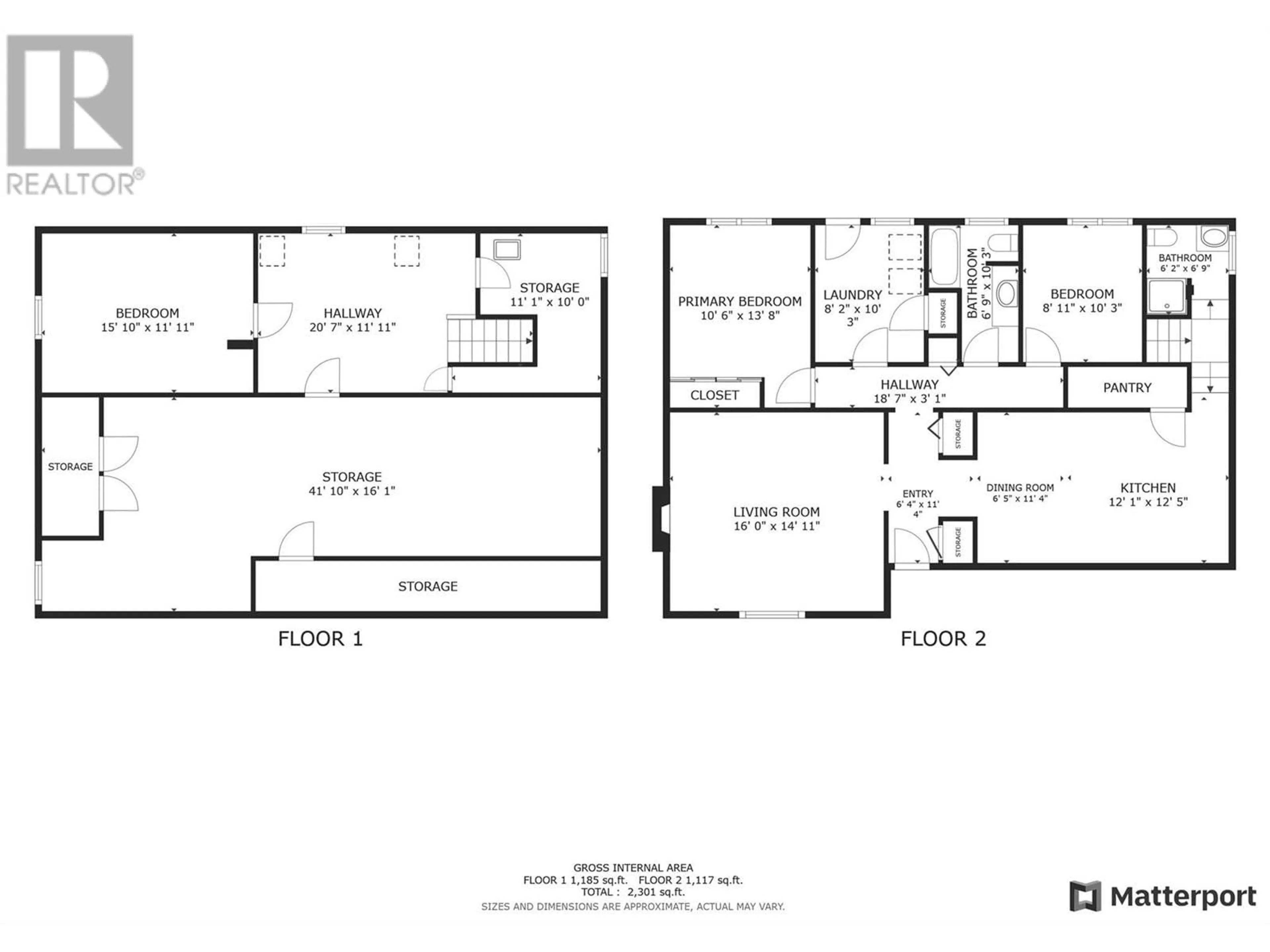 Floor plan for 1505 George Street, Enderby British Columbia V0E1V0