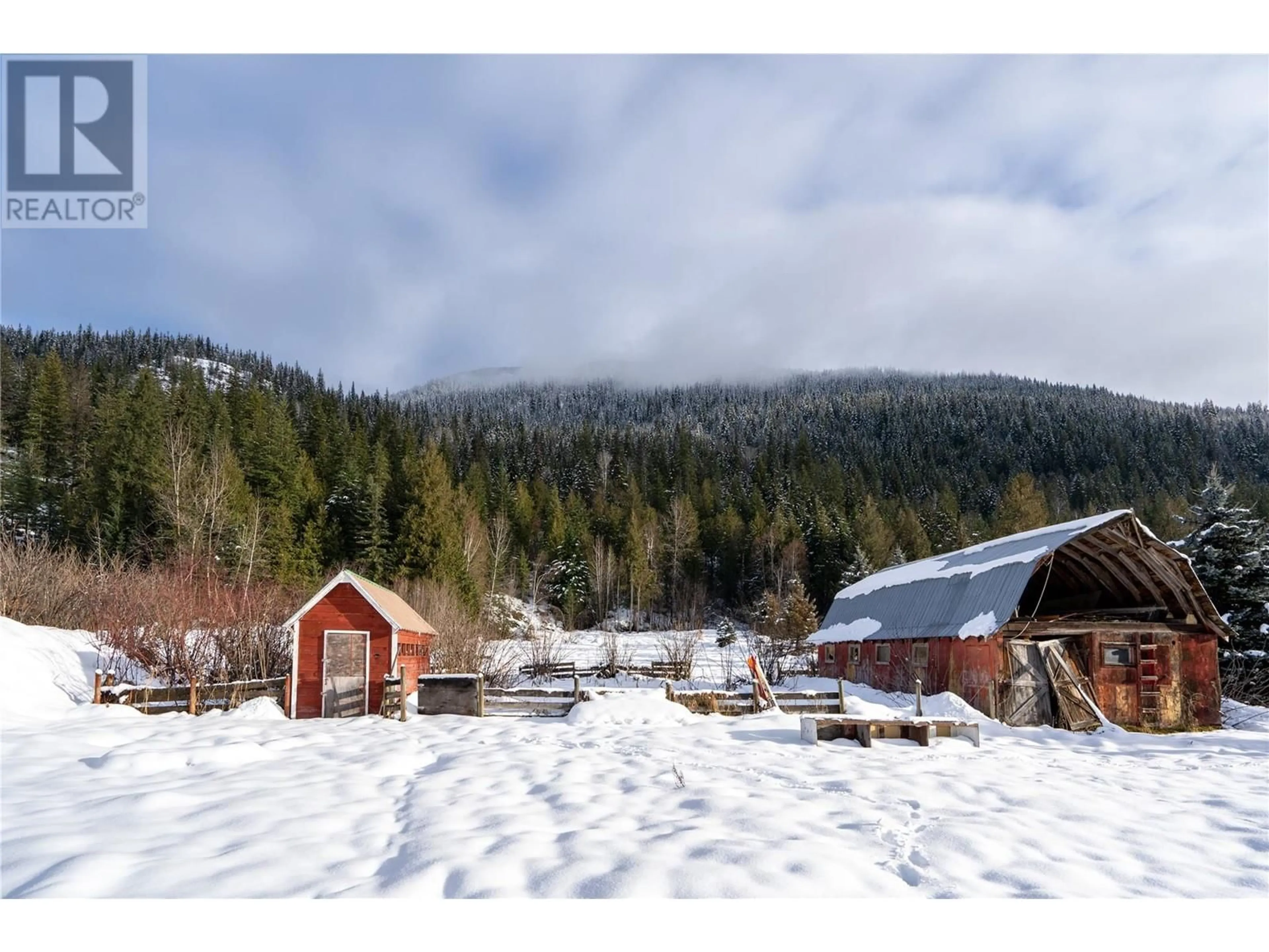 A pic from outside/outdoor area/front of a property/back of a property/a pic from drone, mountain view for 1918 Camozzi Road, Revelstoke British Columbia V0E2S0