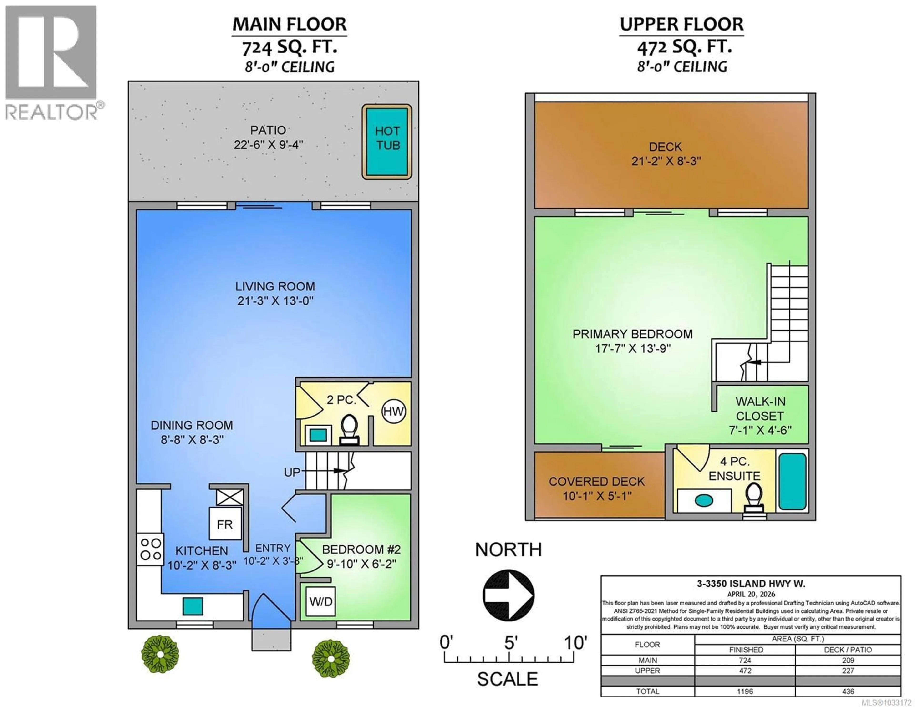 Floor plan for 3 - 3350 ISLAND HIGHWAY, Qualicum Beach British Columbia V9K2S2