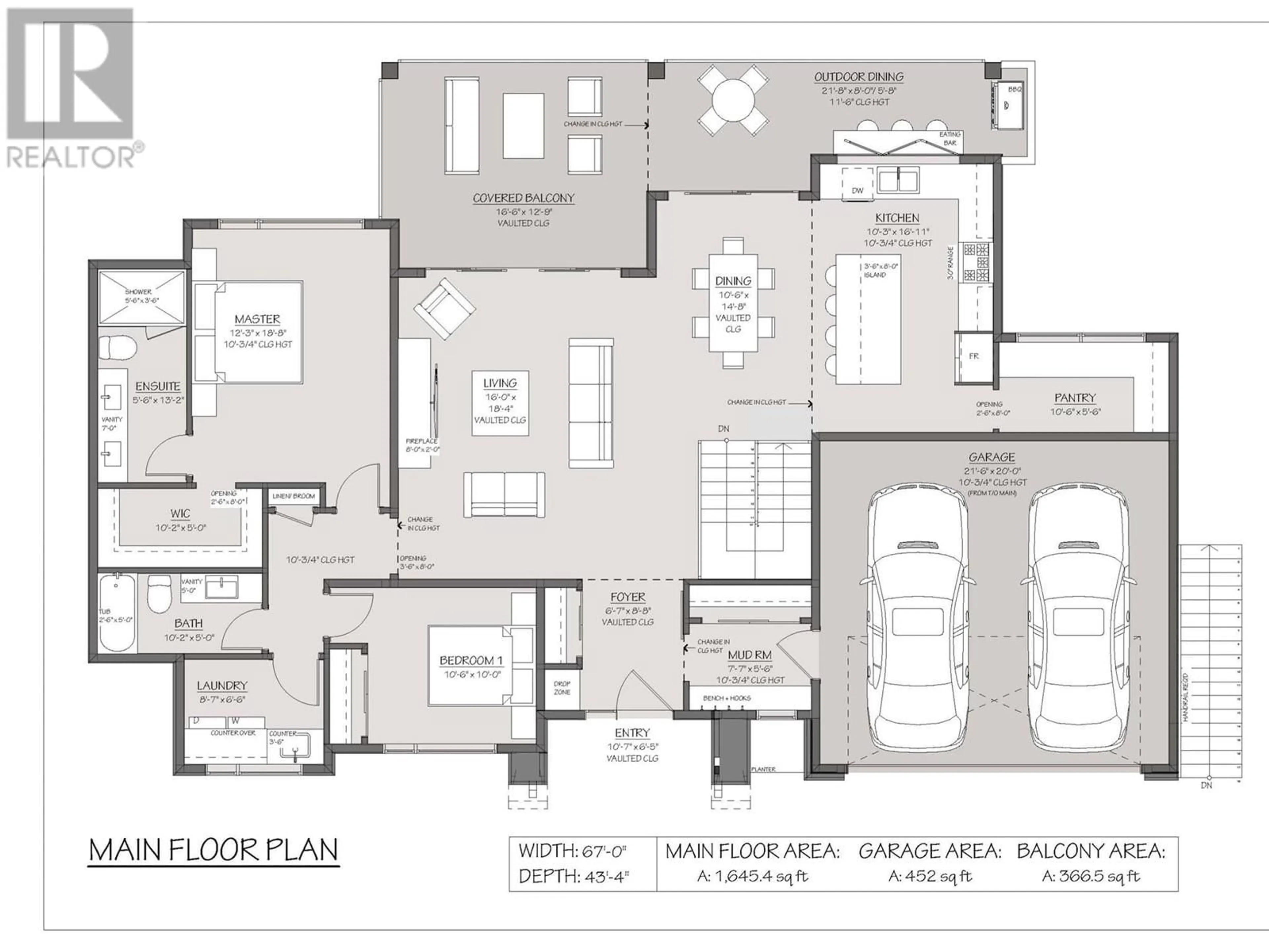 Floor plan for 1092 Antler Drive, Penticton British Columbia V2A0J8