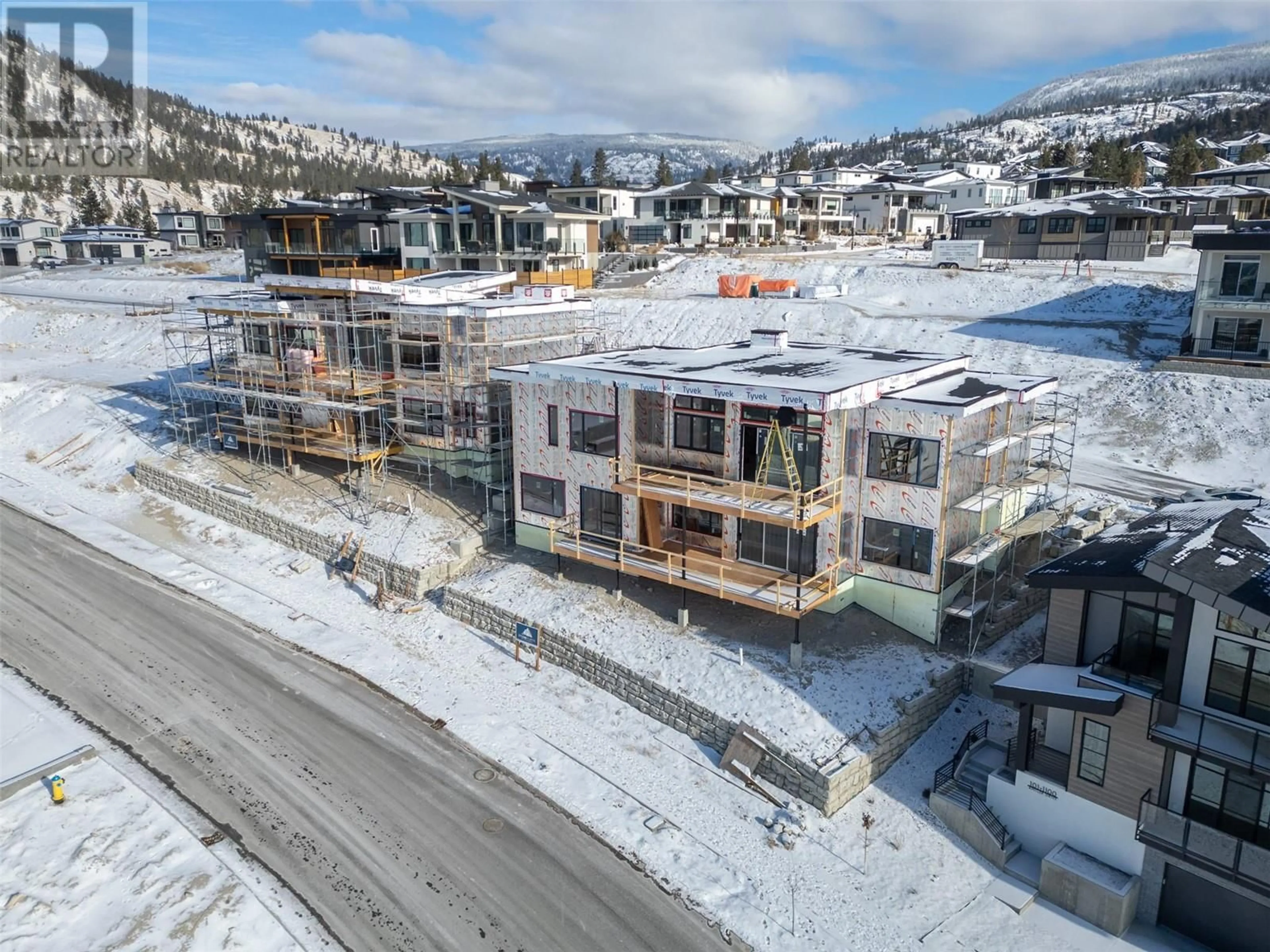 A pic from outside/outdoor area/front of a property/back of a property/a pic from drone, unknown for 1096 ANTLER DRIVE, Penticton British Columbia V2A0J8