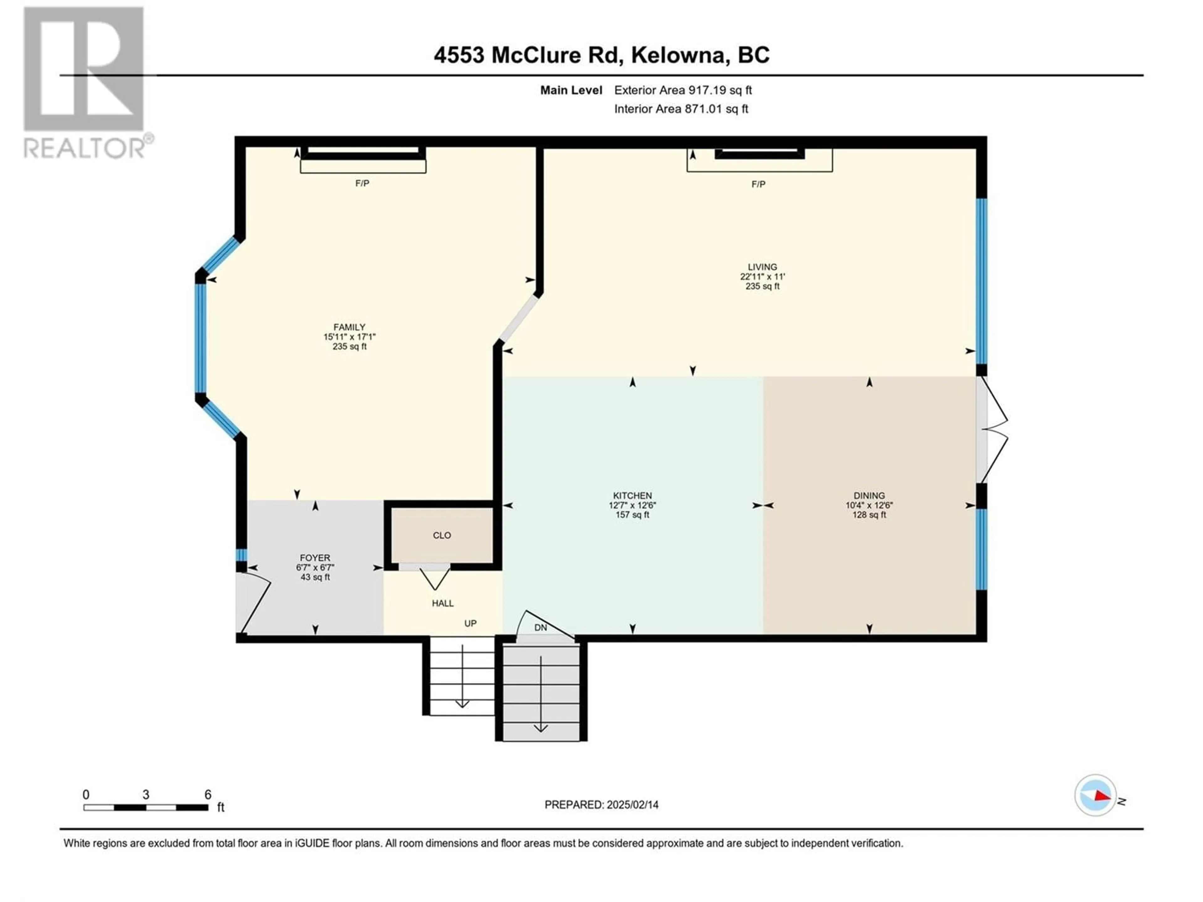 Floor plan for 4553 McClure Road, Kelowna British Columbia V1W1L4