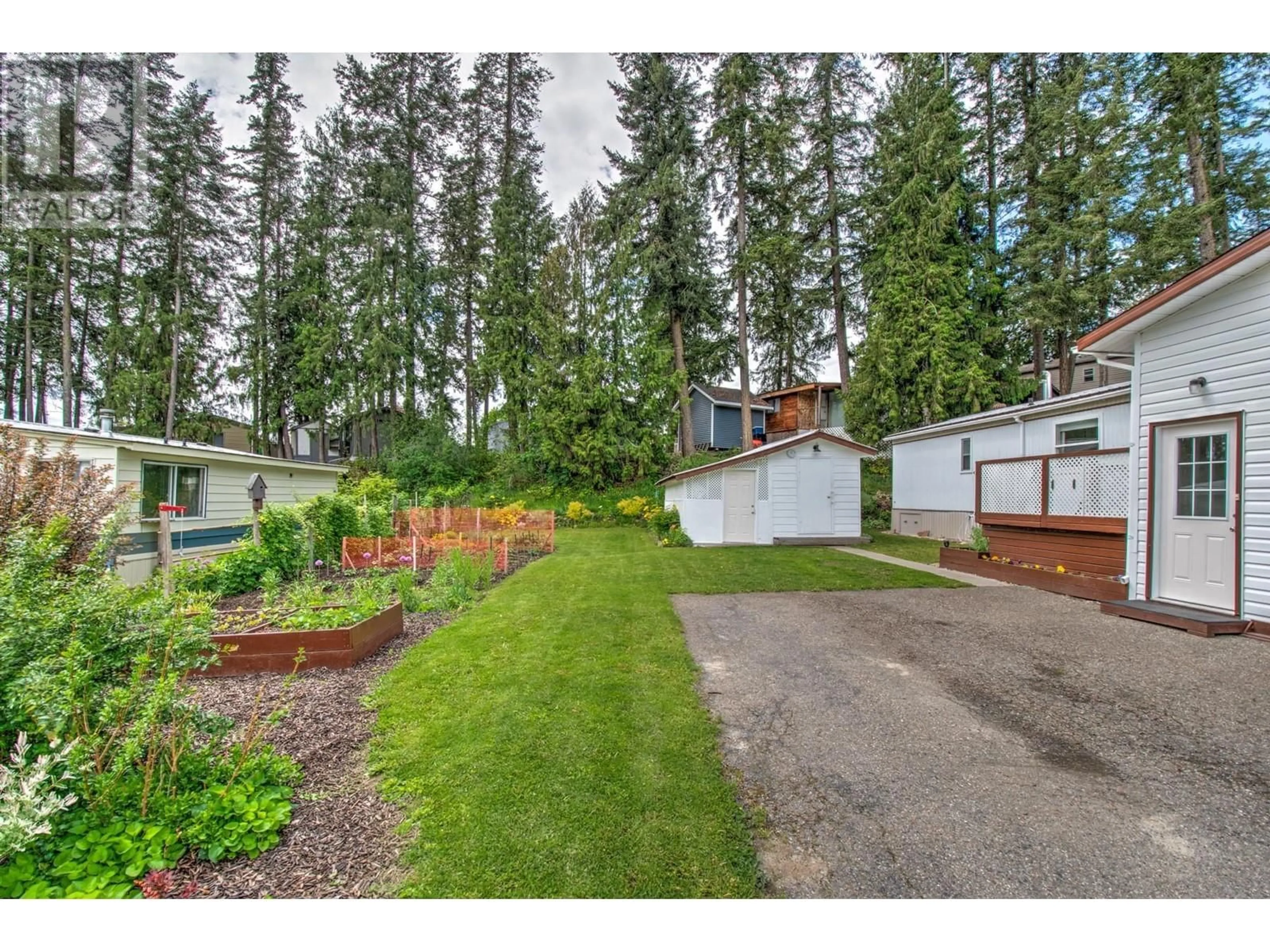 A pic from outside/outdoor area/front of a property/back of a property/a pic from drone, street for 6588 97A Highway Unit# 25, Enderby British Columbia V0E1V3