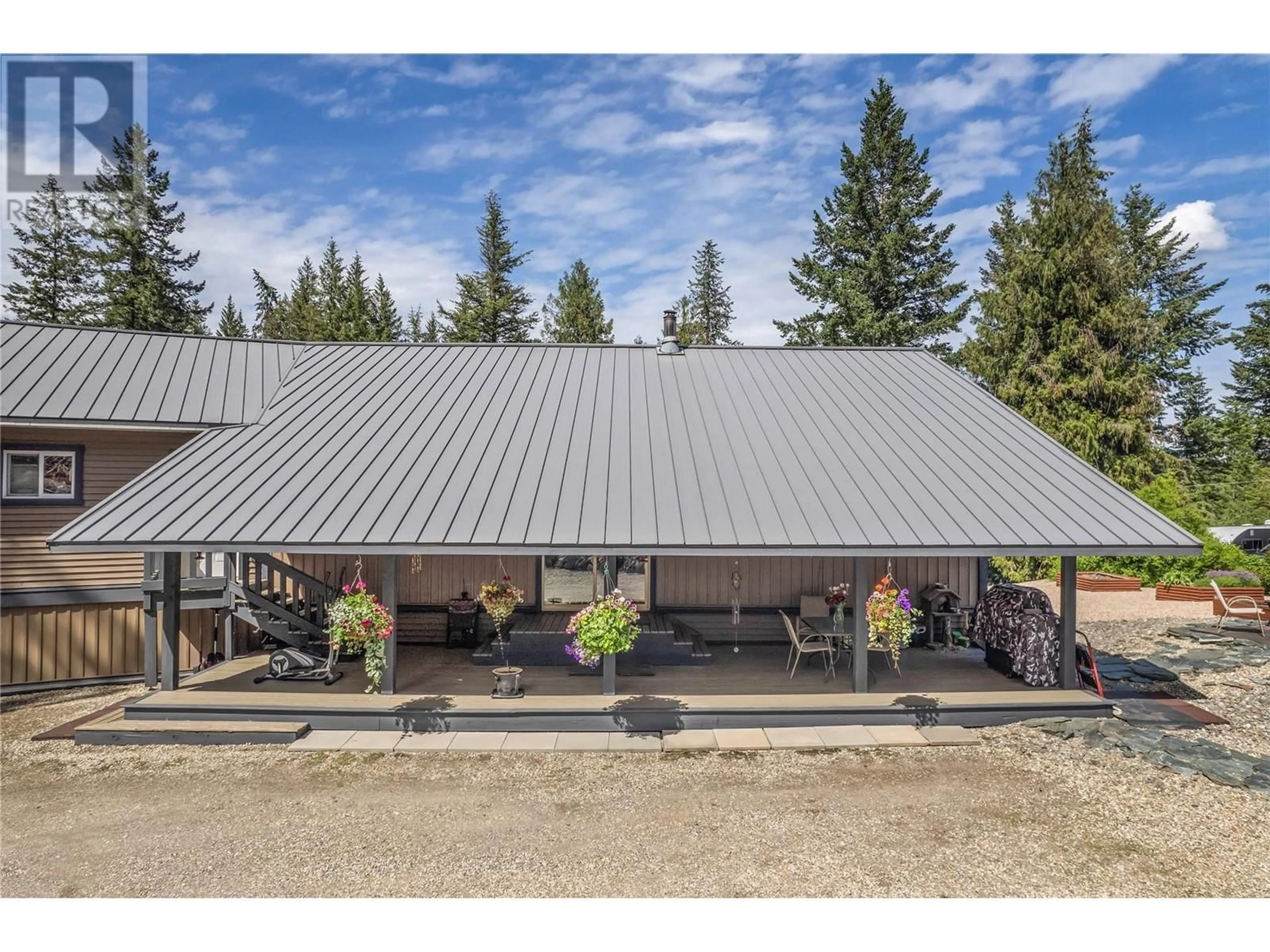 A pic from outside/outdoor area/front of a property/back of a property/a pic from drone, mountain view for 2026 Davies Road, Sorrento British Columbia V0E2W1