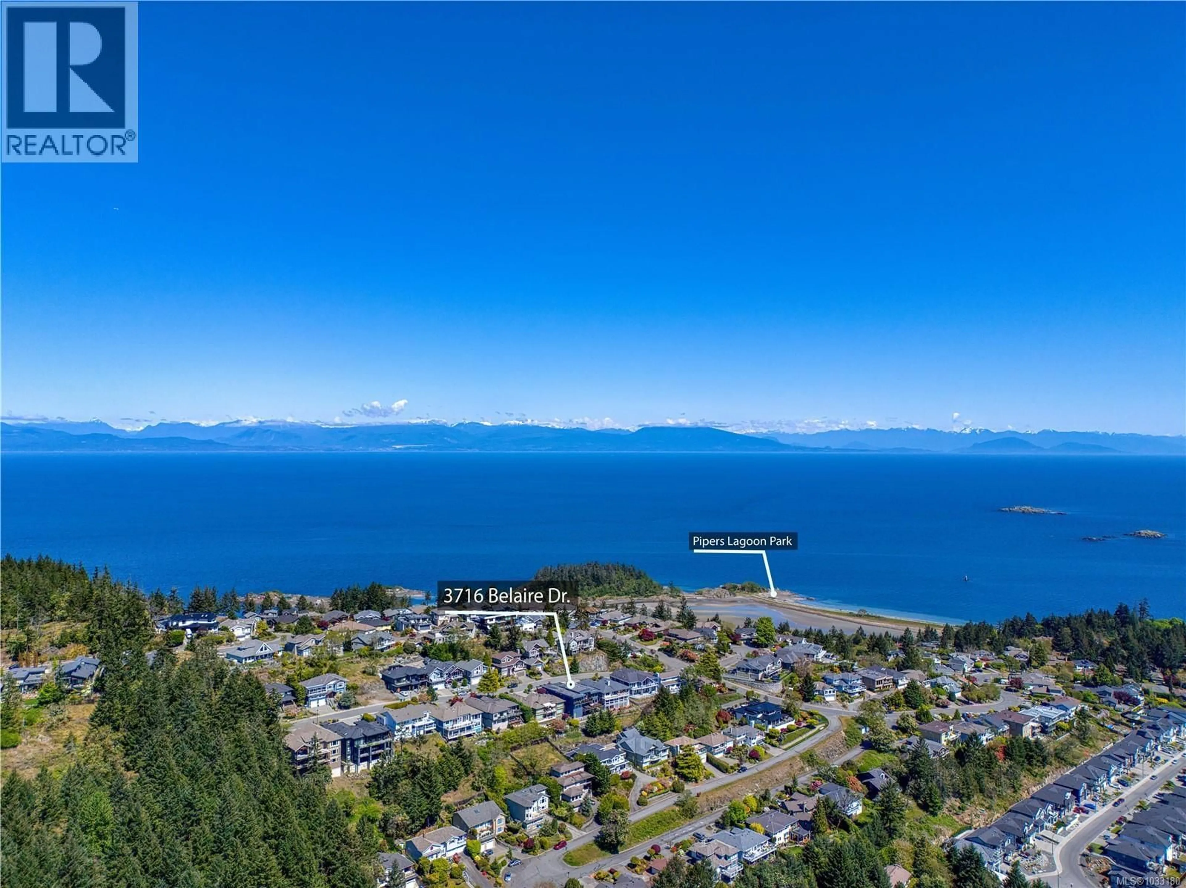 A pic from outside/outdoor area/front of a property/back of a property/a pic from drone, water/lake/river/ocean view for 3716 BELAIRE DRIVE, Nanaimo British Columbia V9T5A1