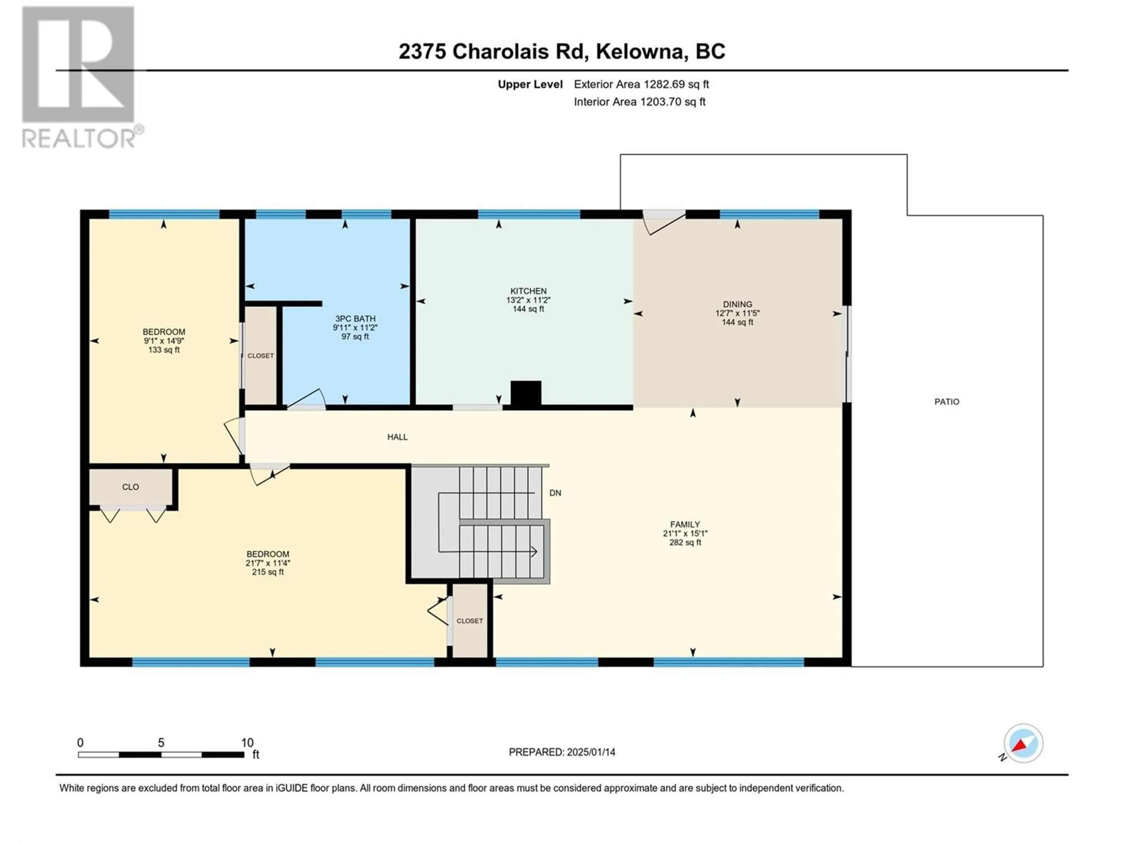 Floor plan for 2375 Charolais Road, Kelowna British Columbia V1Y7Y8