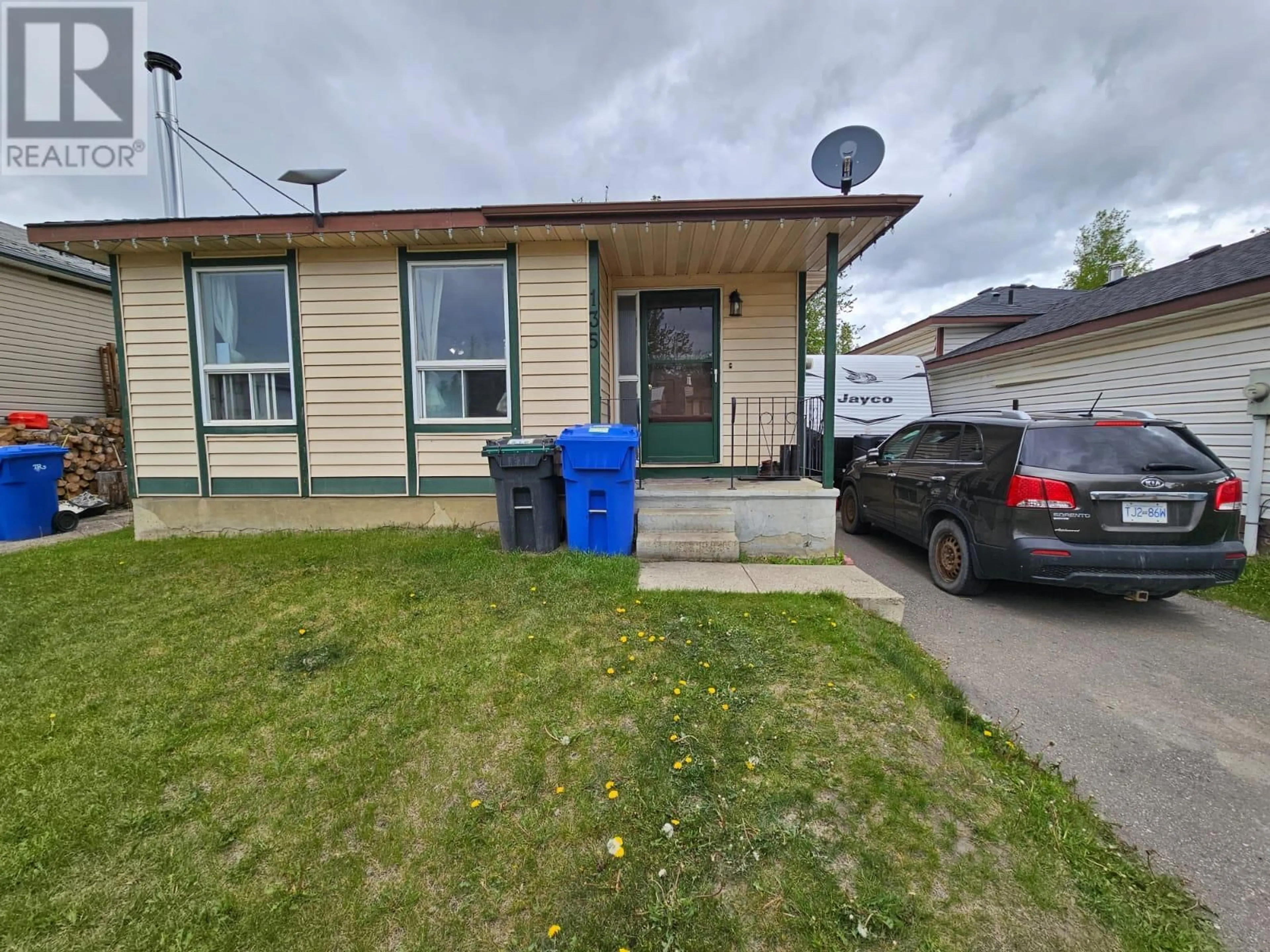 A pic from outside/outdoor area/front of a property/back of a property/a pic from drone, street for 135 SPIEKER Avenue, Tumbler Ridge British Columbia V0C2W0