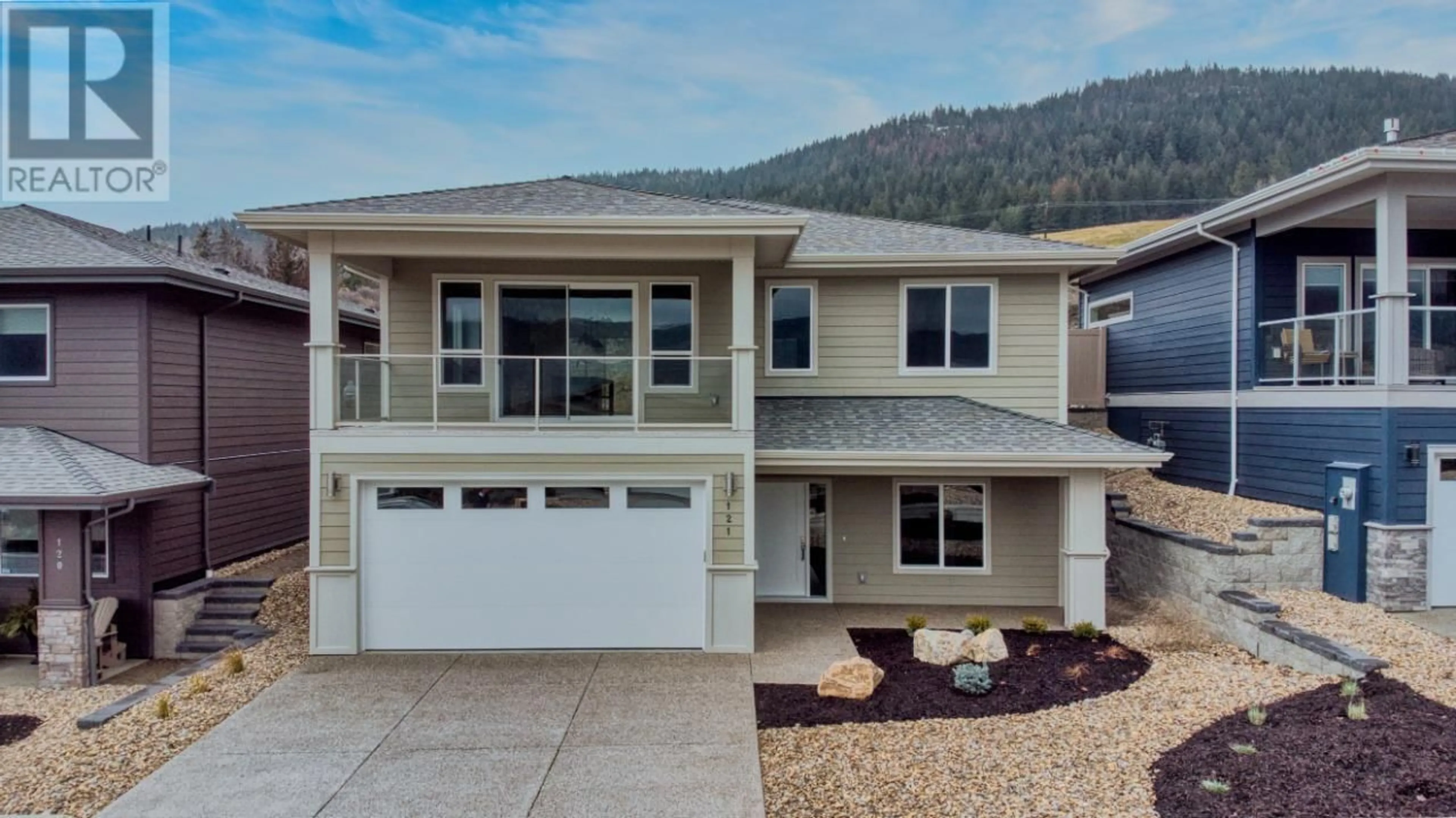 Home with vinyl exterior material, mountain view for 7760 Okanagan Landing Road Unit# 121, Vernon British Columbia V1H1H2