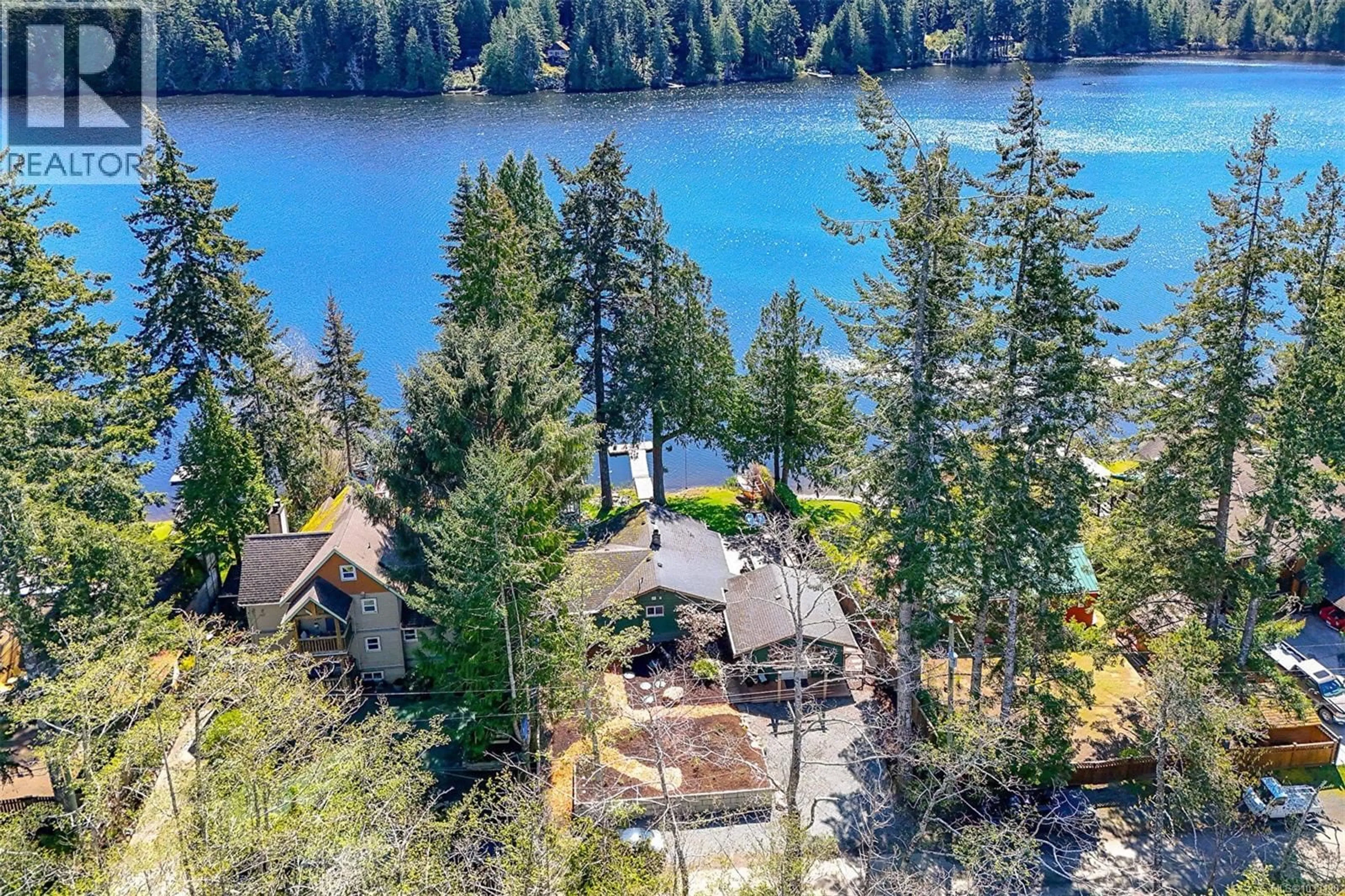 A pic from outside/outdoor area/front of a property/back of a property/a pic from drone, water/lake/river/ocean view for 7815 MANATU ROAD, Sooke British Columbia V9Z0R4