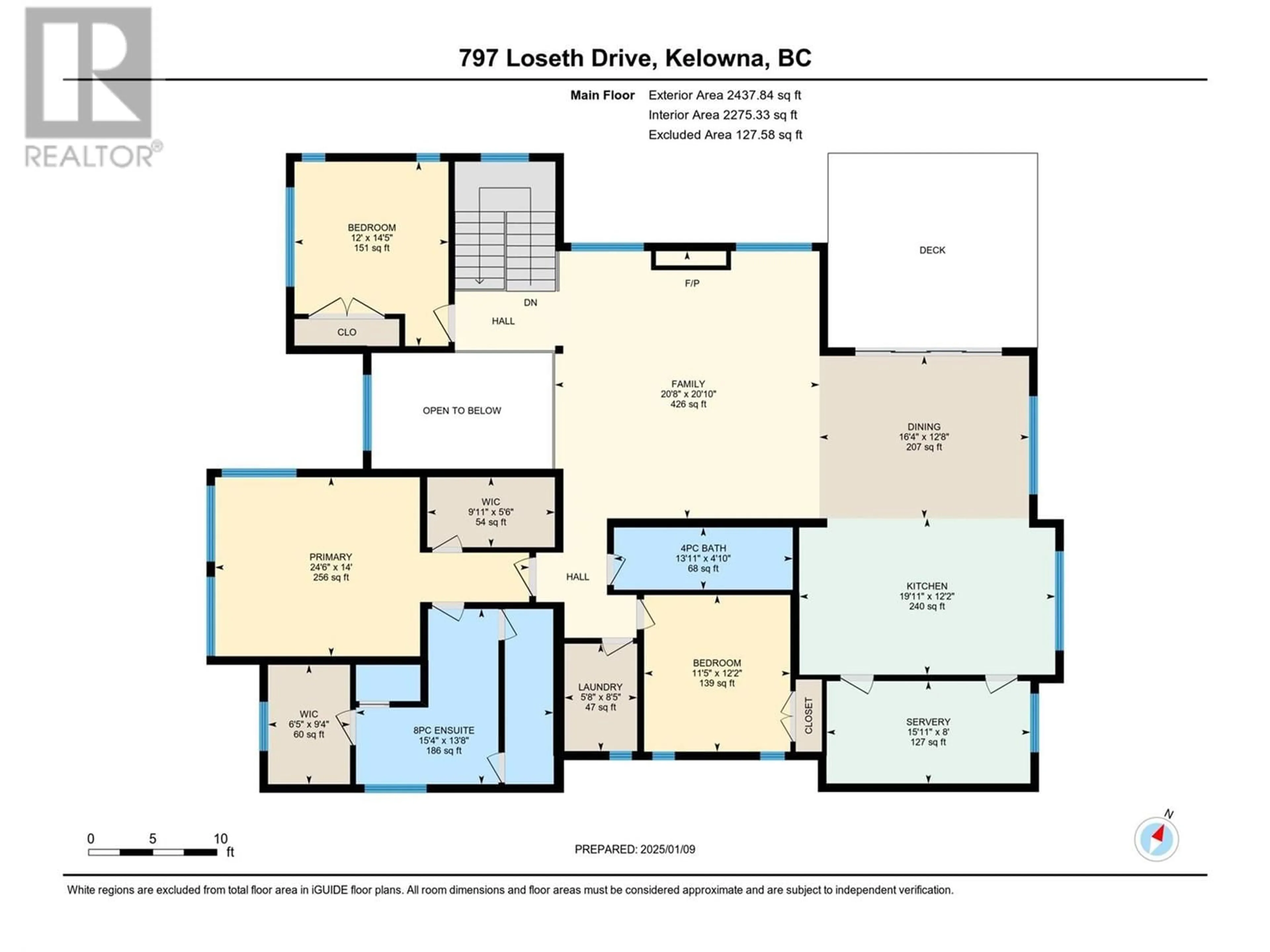 Floor plan for 797 LOSETH DRIVE, Kelowna British Columbia V1P0A8